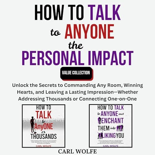 How to Talk to Anyone the Personal Impact Collection by Carl Wolfe - Absorb The Full Audiobook That Keeps Story Seekers Hooked. cover