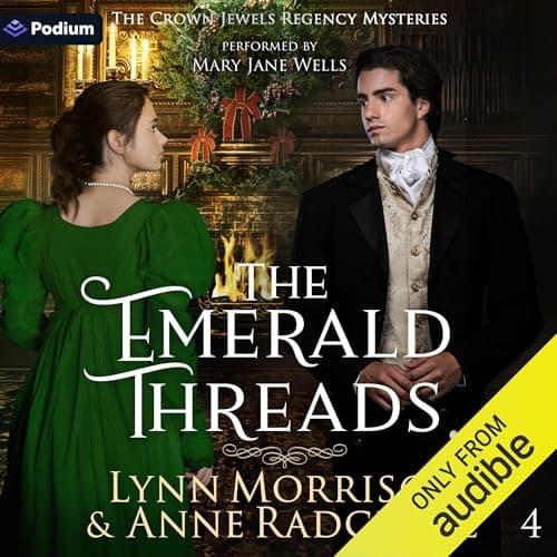 The Emerald Threads by Anne Radcliffe, Lynn Morrison - Press Play On This Sensational Full Audiobook — Perfect In The Car. cover