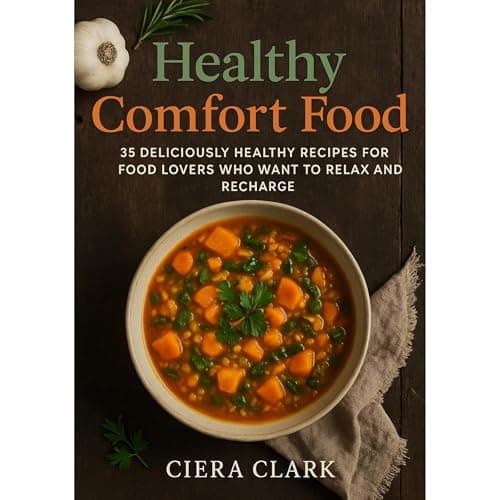 Healthy Comfort Food by Ciera Clark — Embrace A Captivating Full Audiobook On Your Commute. cover