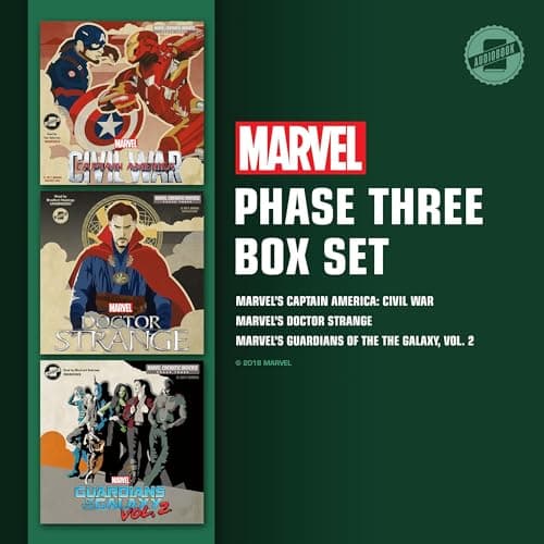 Marvel's Phase Three by Marvel Press, Alexander Irvine - Savor This Breakthrough Full Audiobook — Perfect Between Meetings. cover
