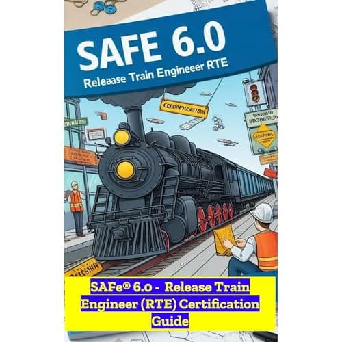SAFe&amp;reg; 6.0 - Release Train Engineer (RTE) Certification Guide by Mahesh Kumar Swayamprakasam - Enjoy Into A Riveting Full Audiobook Before Bedtime. cover