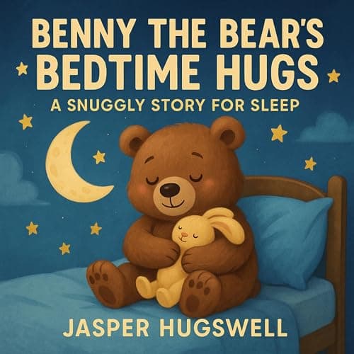 Benny the Bear&amp;rsquo;s Bedtime Hugs by Jasper Hugswell - Experience The Most Riveting Full Audiobook Today! cover