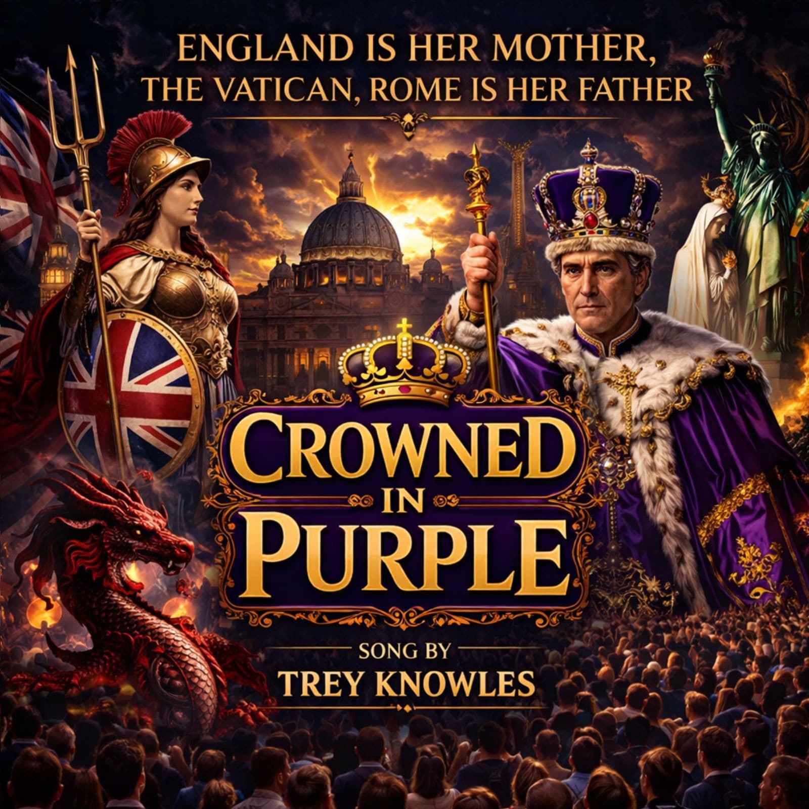 Trey Knowles - Crowned in Purple - Trey Knowles Music cover