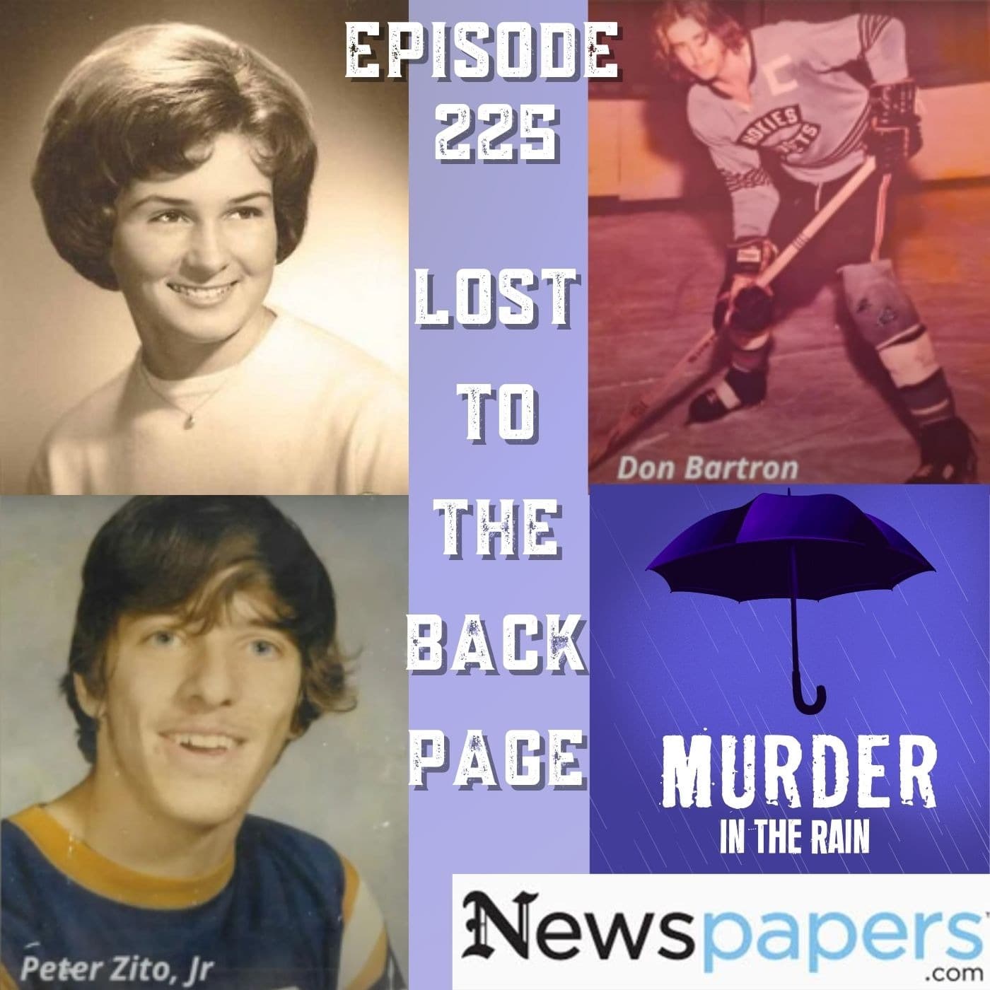 Lost To The Back Page - Murder In The Rain cover