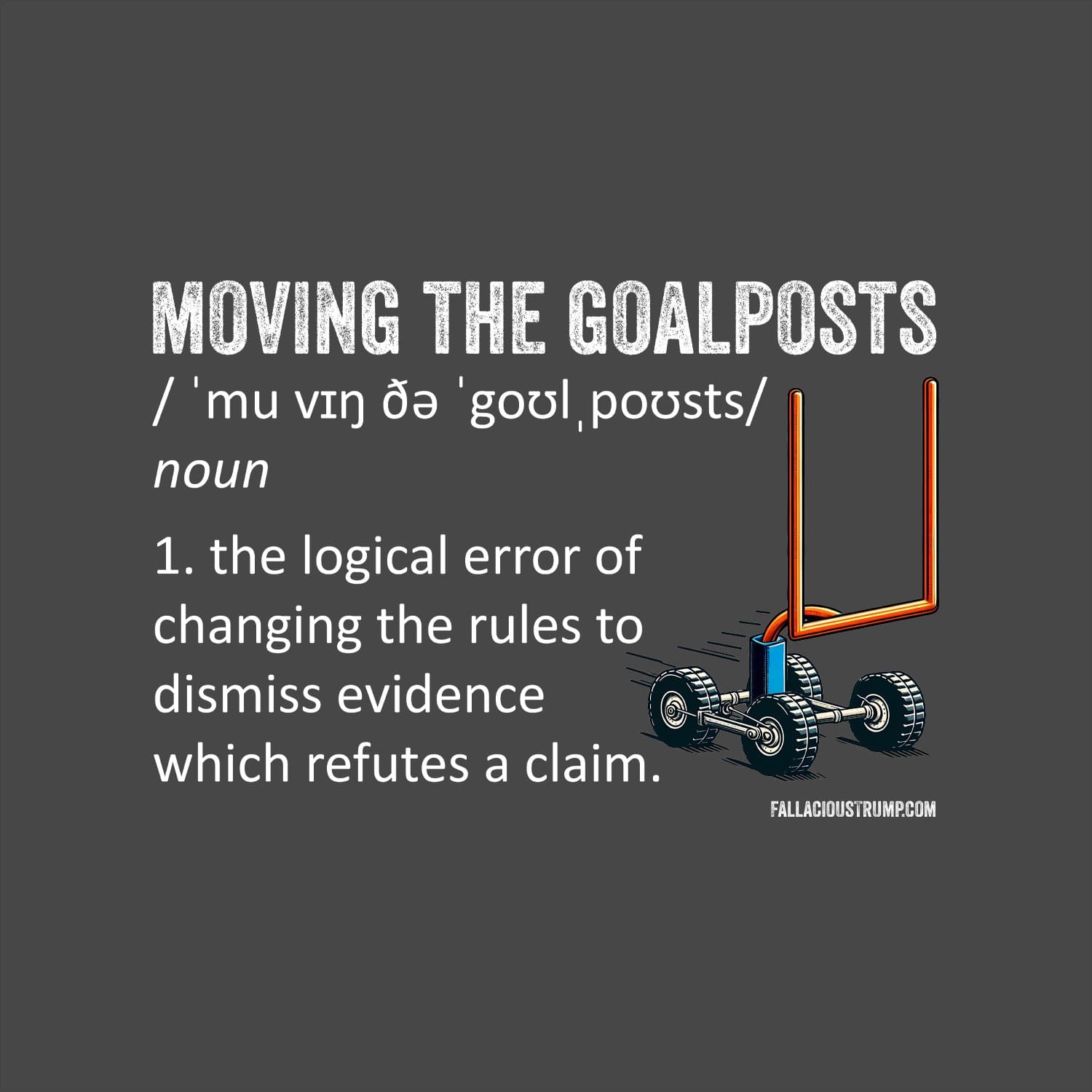 Moving the Goalposts (Redux) - FT#186 - Fallacious Trump cover