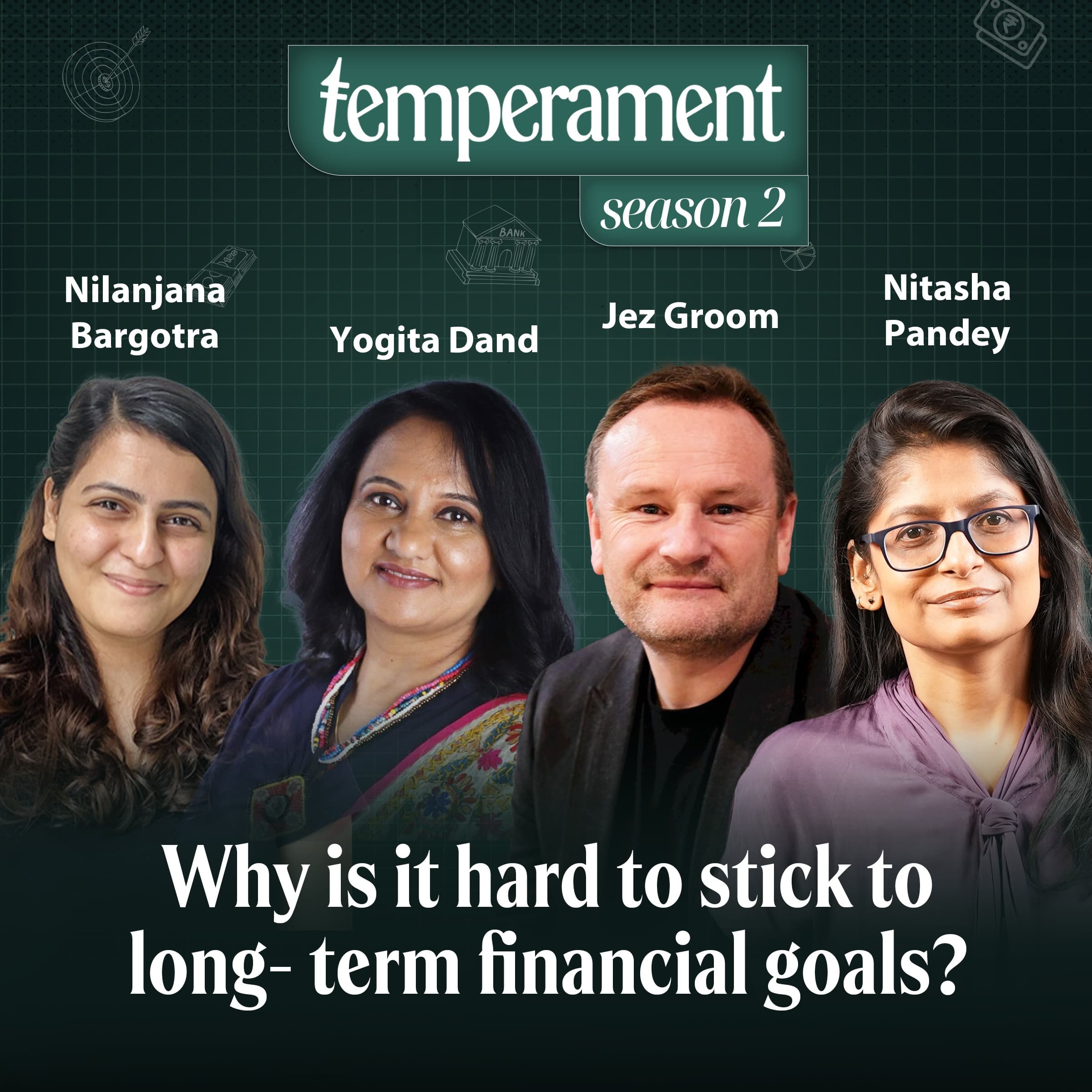 Why is it hard to stick to long-term financial goals? - Temperament: Money, Mind & Emotions cover