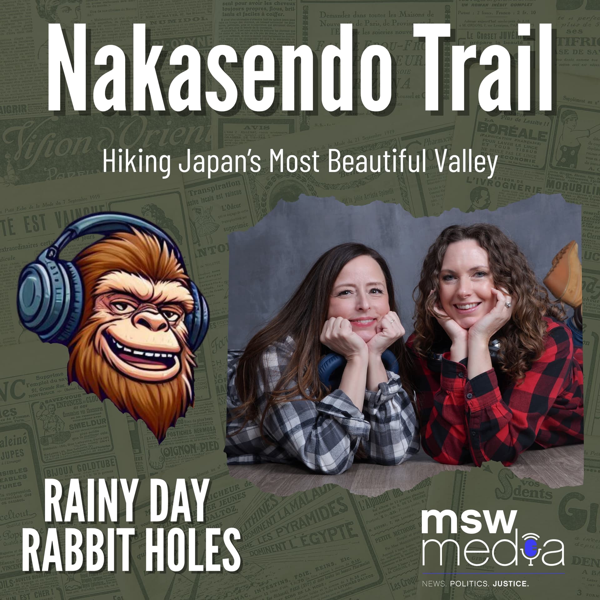 Bonus Sample: Japan's Most Beautiful Historic Hike - Rainy Day Rabbit Holes: History Unhinged cover