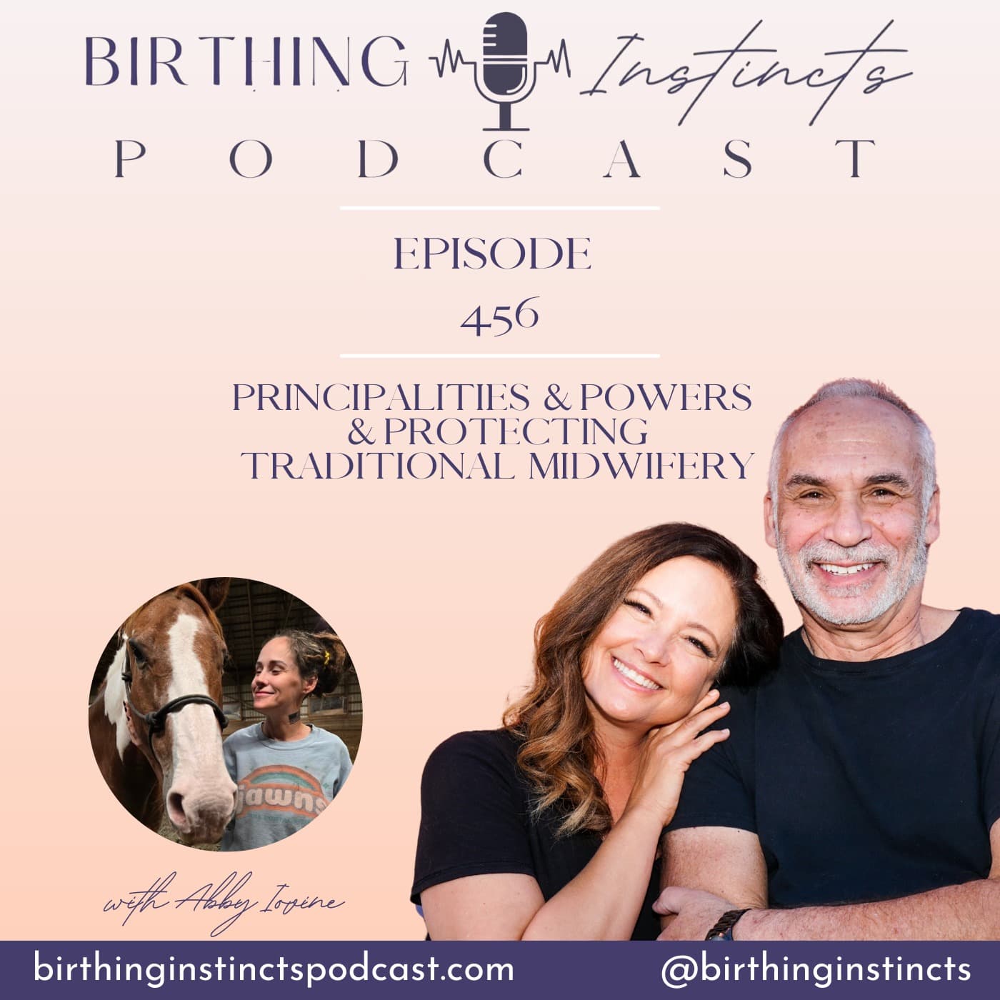 #456: Principalities & Powers & Protecting Traditional Midwifery with Abby Iovine - Birthing Instincts cover