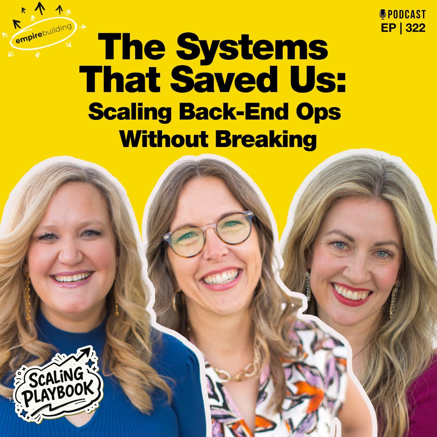 322. The Systems That Saved Us: Scaling Back-End Ops Without Breaking - Empire Building cover