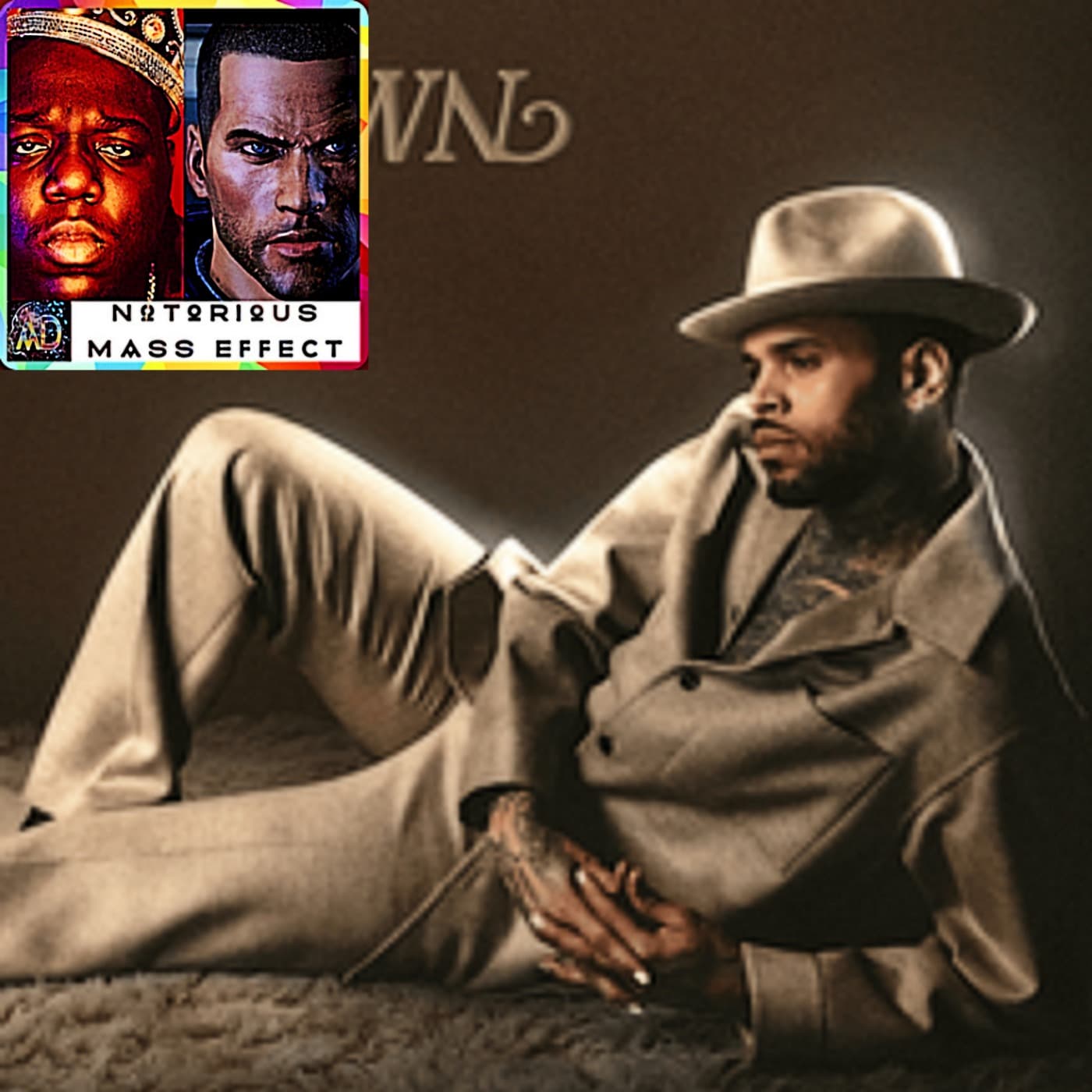 "CHRIS BROWN - BROWN" — Analytic Dreamz: Notorious Mass Effect cover