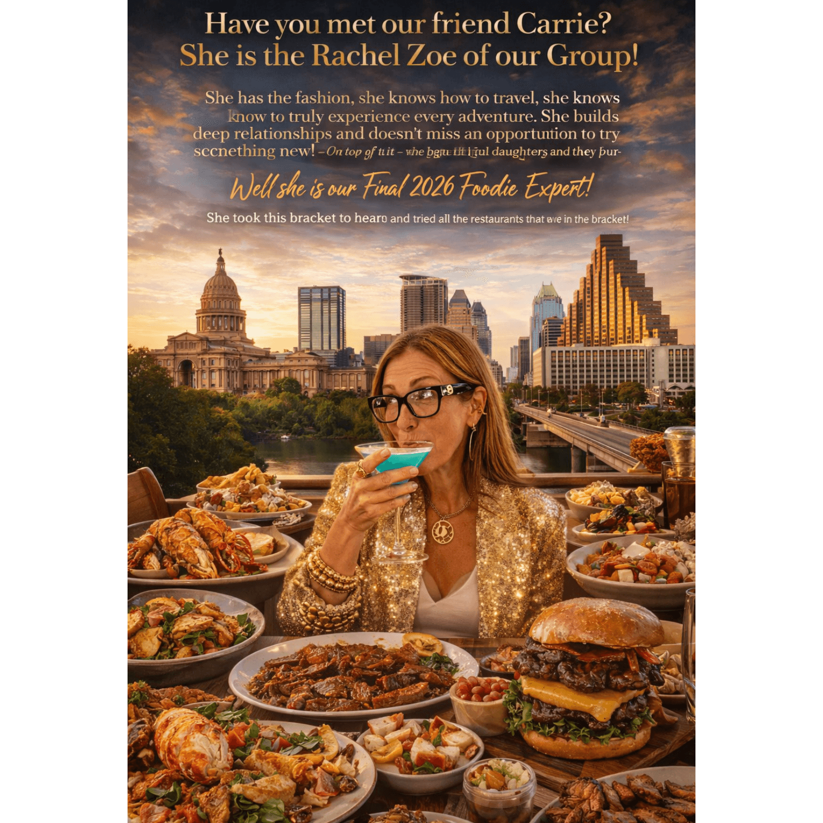 Adjacent March Madness Foodie Expert Carrie F Keith - Adjacent Podcast cover