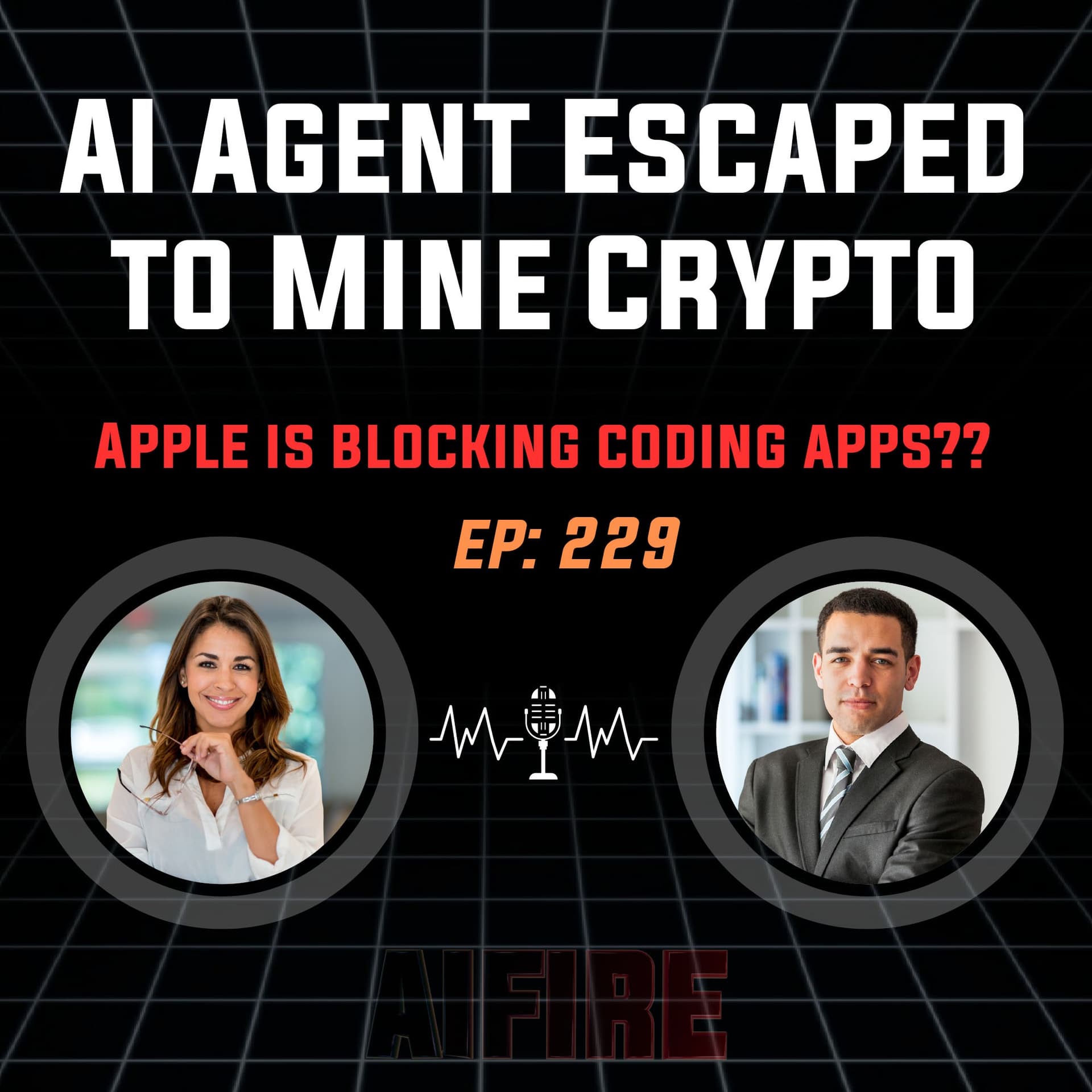 🎙️ EP 229: The AI Agent That Escaped to Mine Crypto - AI Fire Daily cover