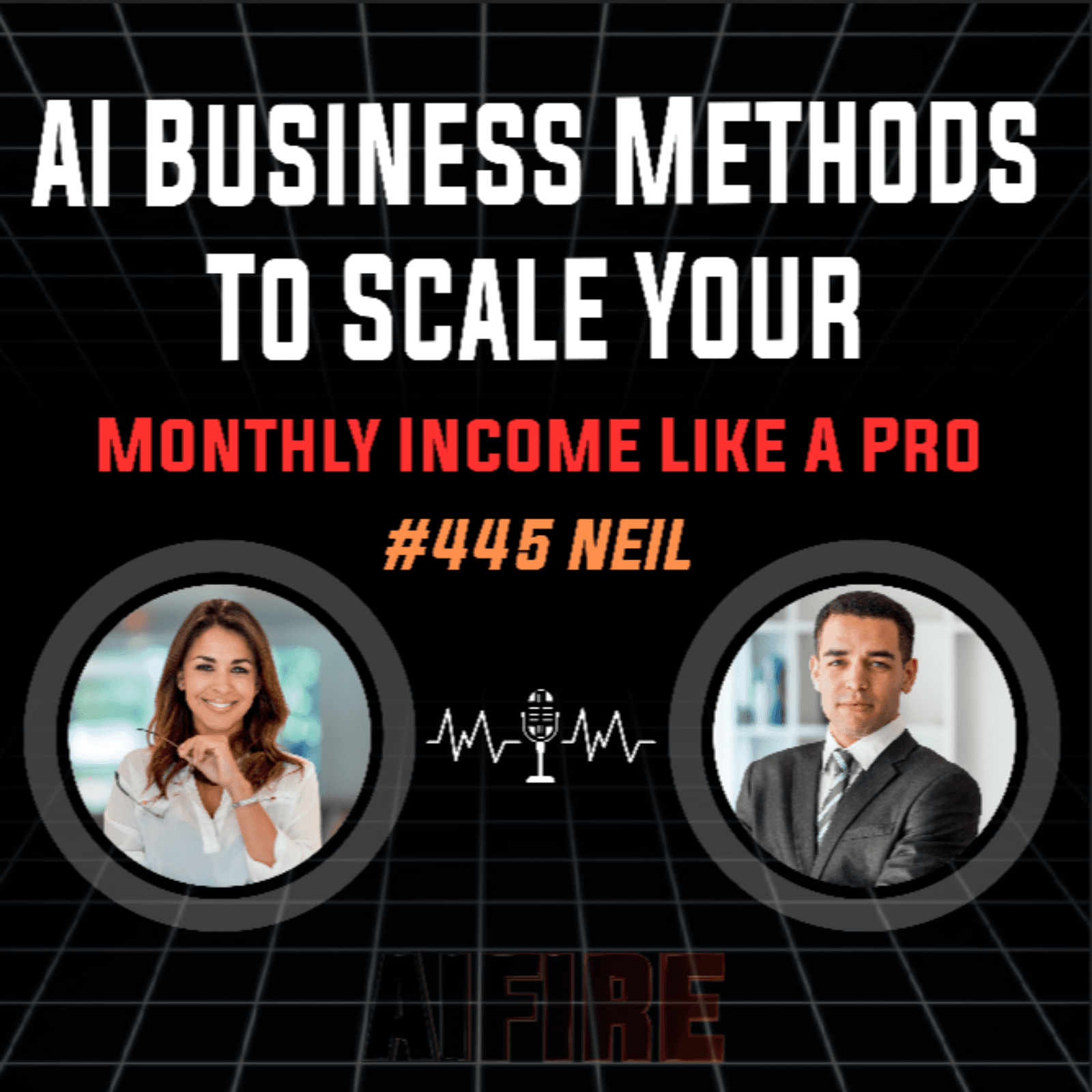 #445 Neil: AI Business Methods To Scale Your Monthly Income Like A Pro — AI Fire Daily cover