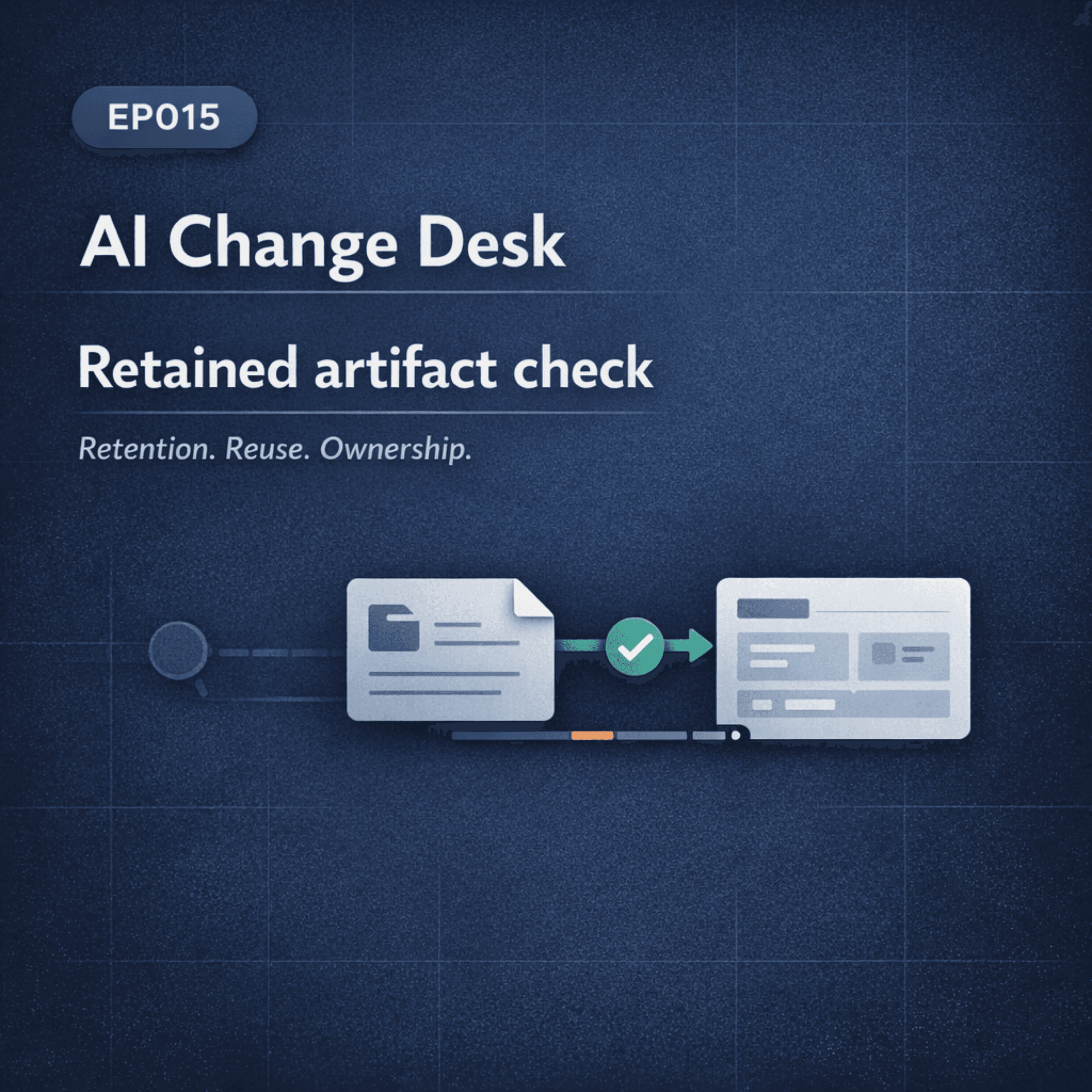 AI Change Desk | EP015: Retained Artifact Check - Ai Change Desk cover