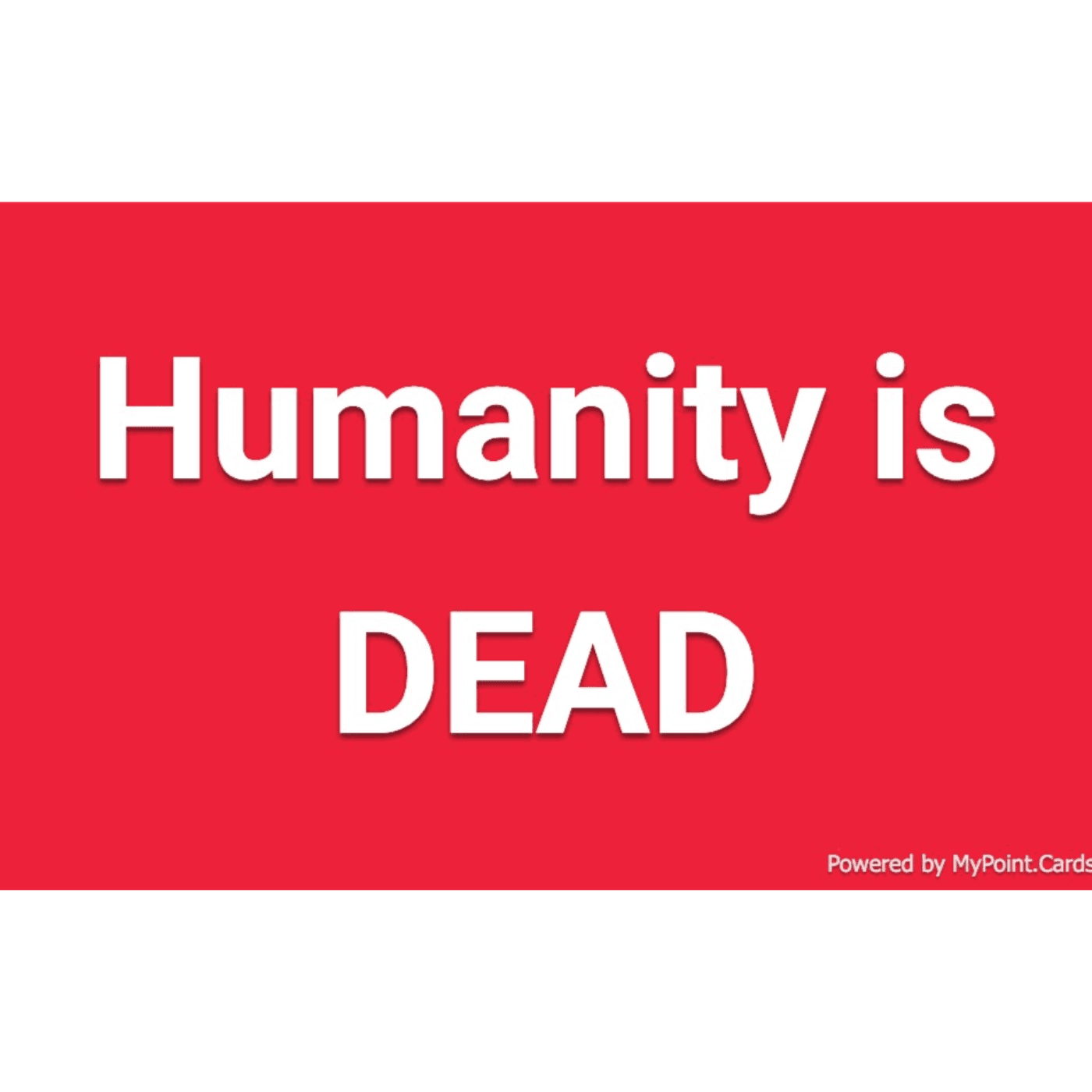 Humanity is Dead! - AKTIFUL cover