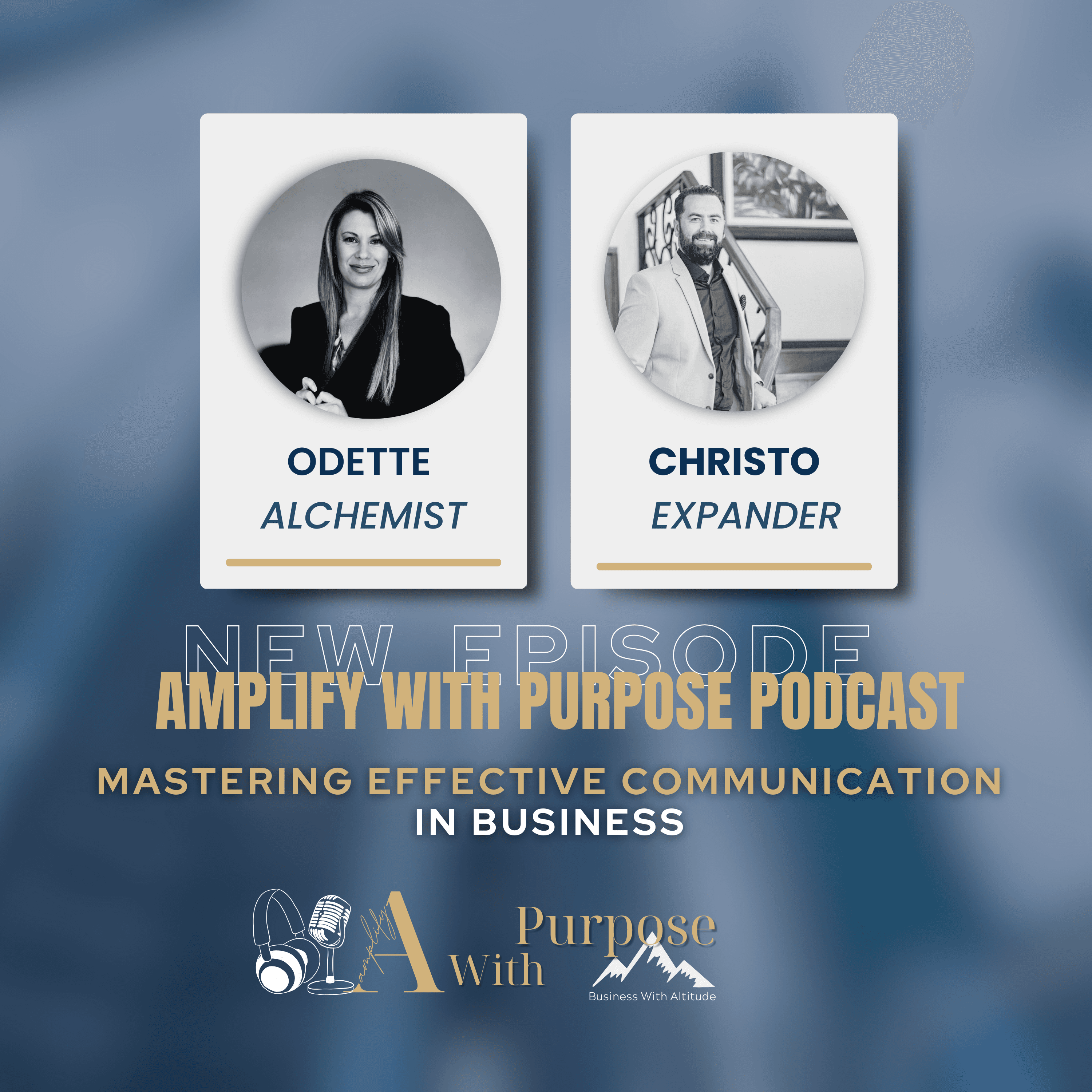 Amplify with Purpose: Mastering Effective Communication in Business | Podcast Episode with Christo Petorius - Amplify with Purpose: Business & Life Unlocked cover