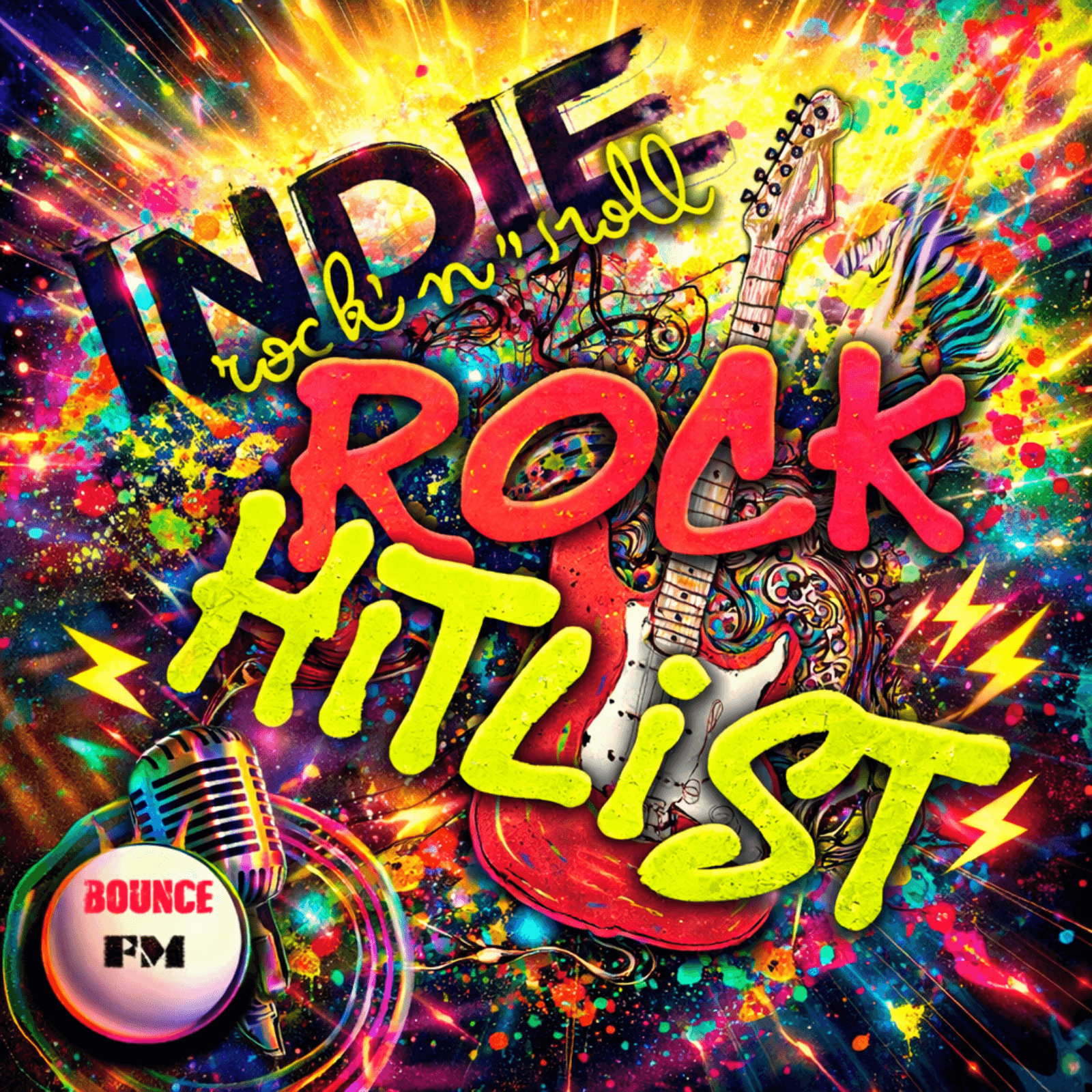 Indie Rock Hitlist - Bounce FM cover