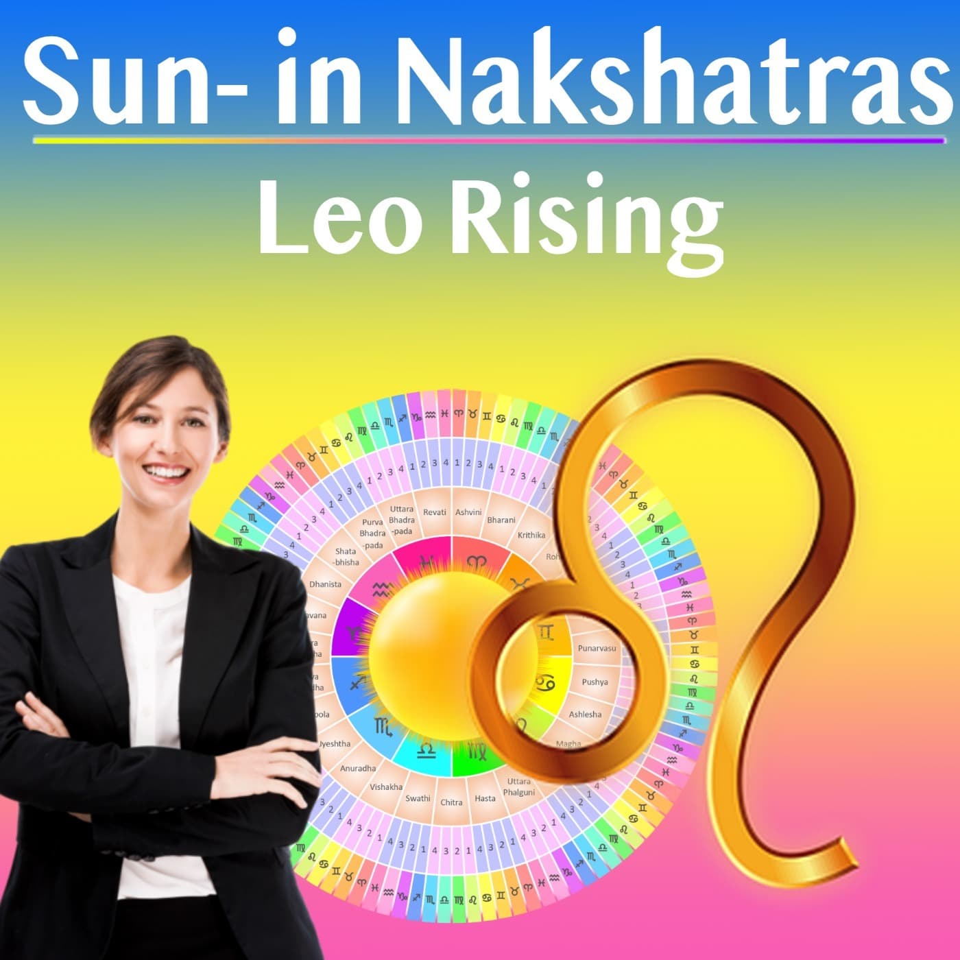 Sun as Thought Patterns- All Nakshatras – Leo Rising - Vedic Astrology : Ancient Wisdom for Modern Human cover