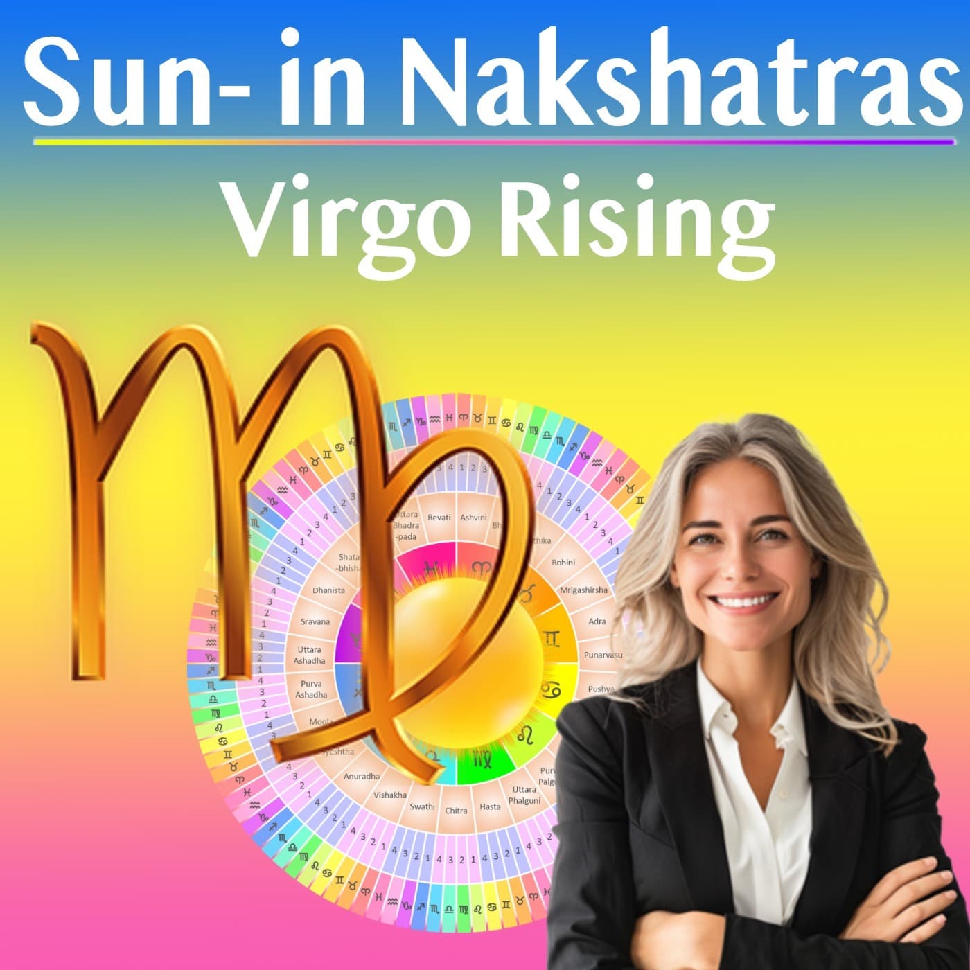 Sun as Thought Patterns- All Nakshatras – Virgo Rising - Vedic Astrology : Ancient Wisdom for Modern Human cover