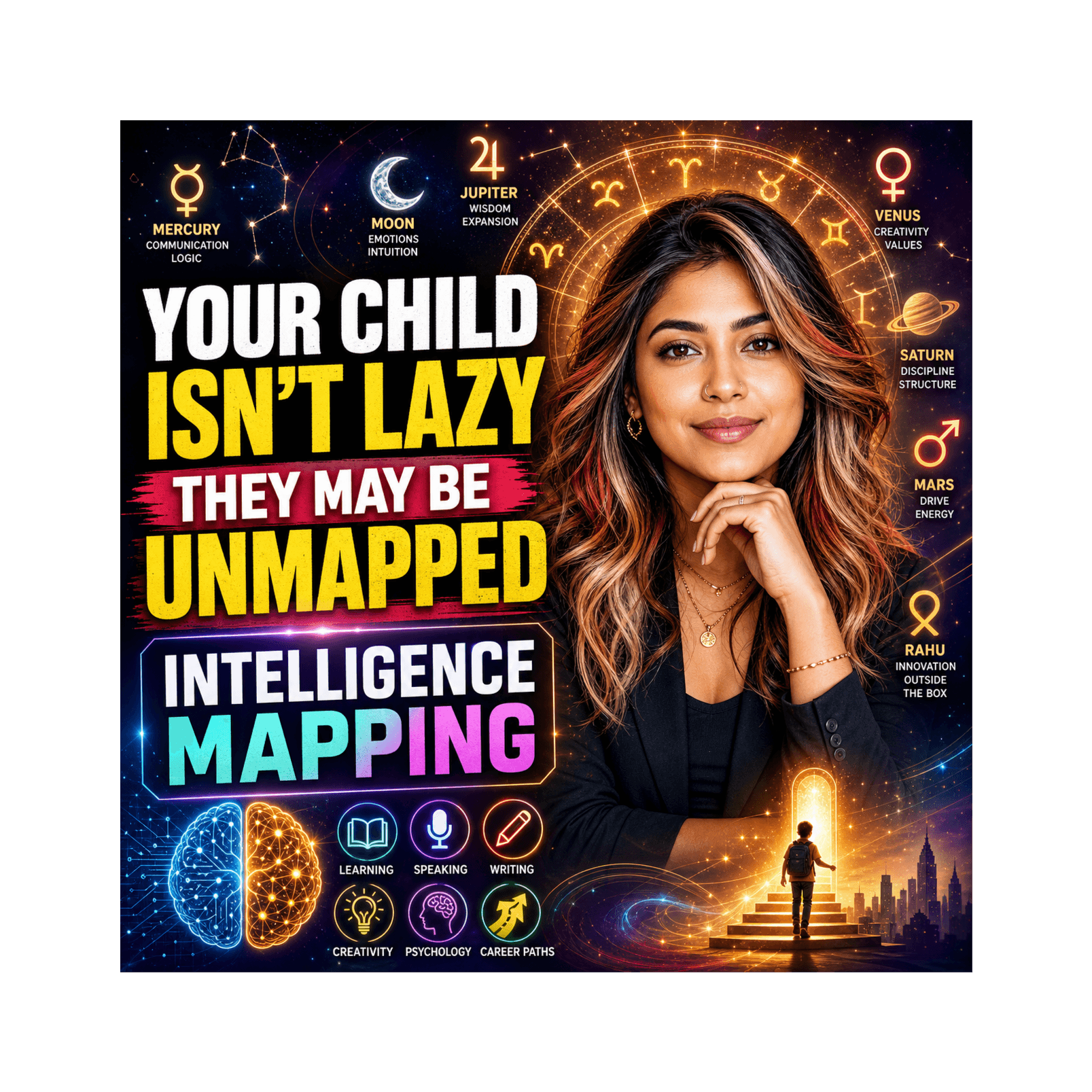 Is Your Child Unmapped? Intelligence Types, Astrology & Gen Z Career Clarity — Vedic Astrology : When Your Soul Matters More! cover