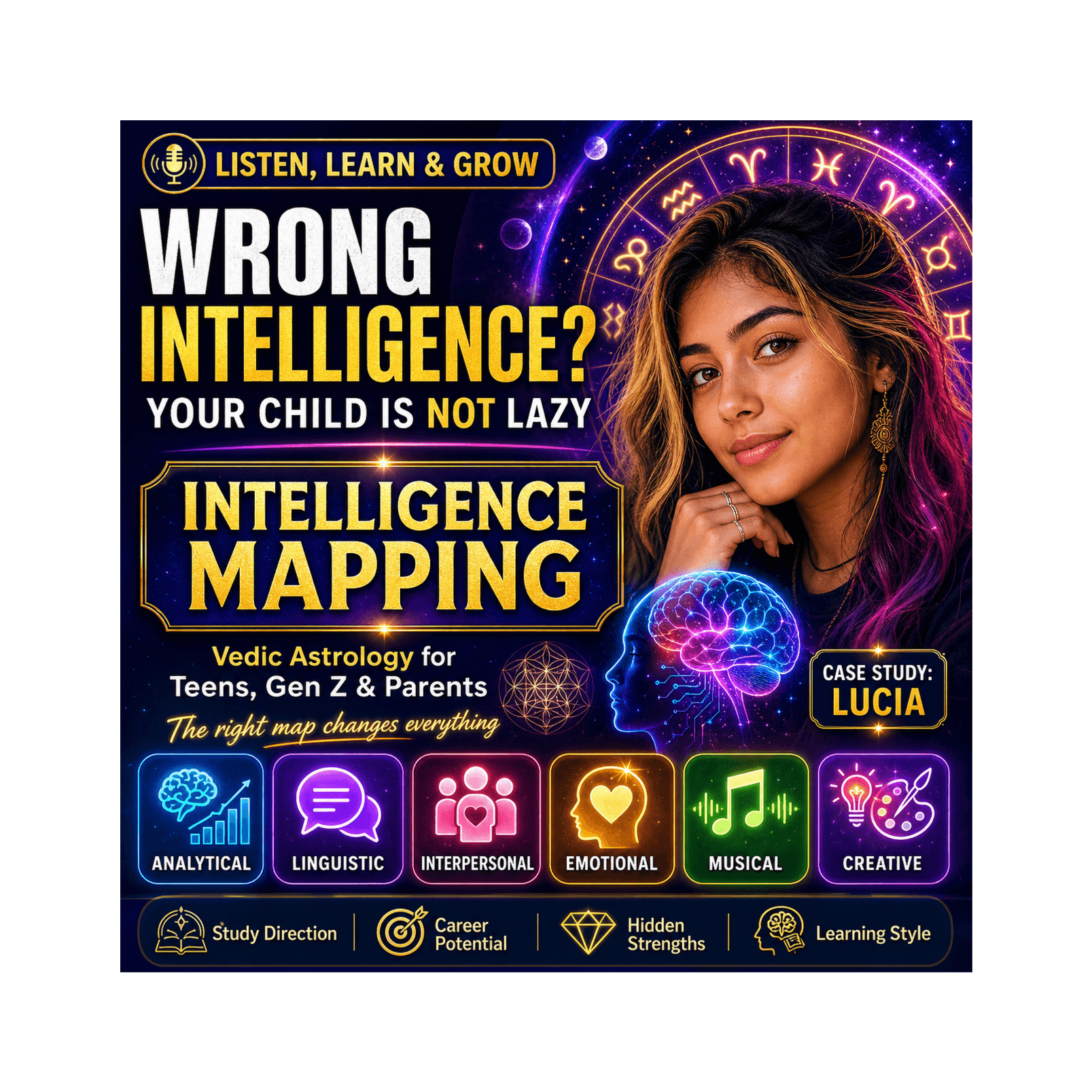 Is Your Child Misread? Vedic Astrology Intelligence Mapping for Youth & GenZ - Vedic Astrology : When Your Soul Matters More! cover