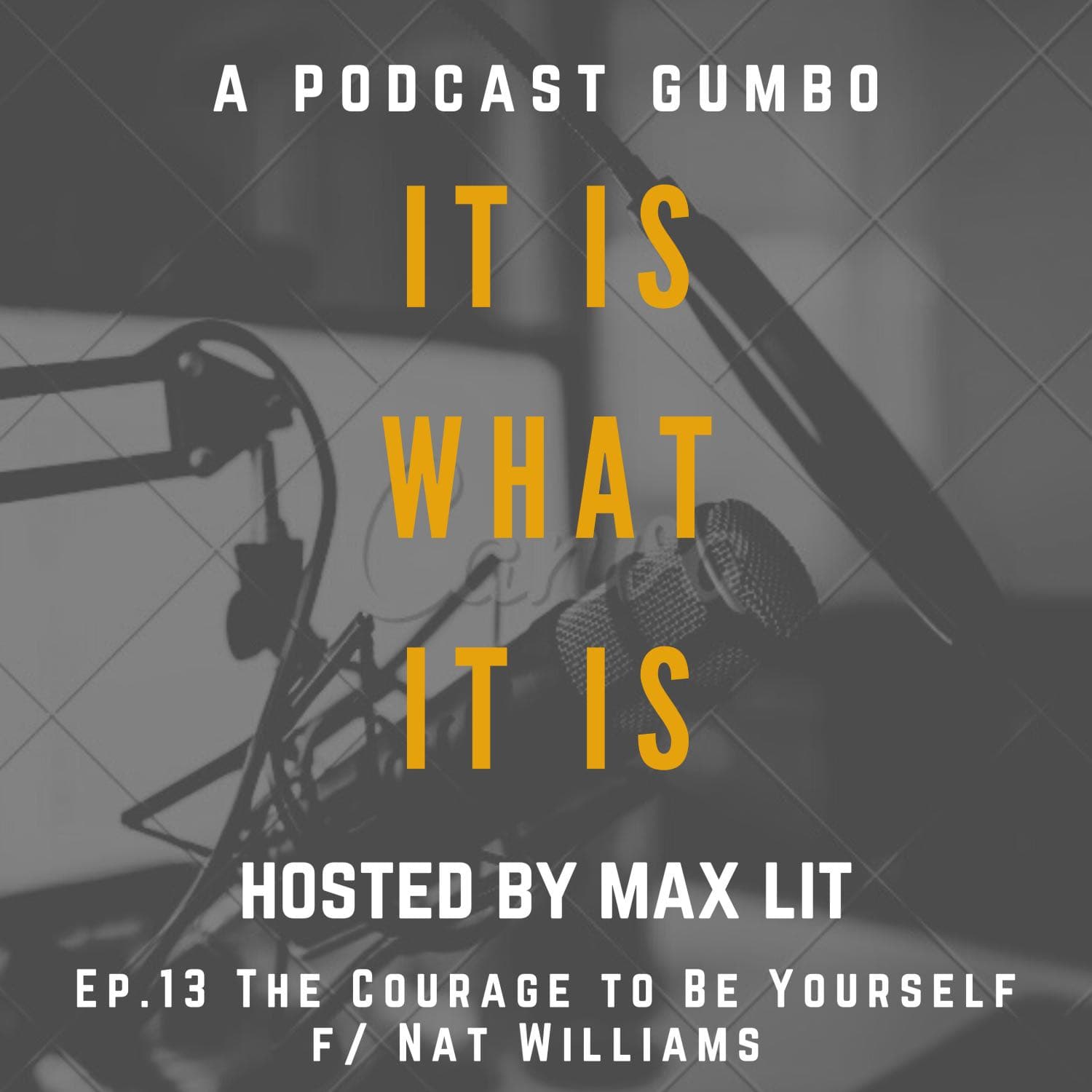 Ep. 13 The Courage to be Yourself w/ Nat Williams - It Is What It Is: a podcast gumbo cover