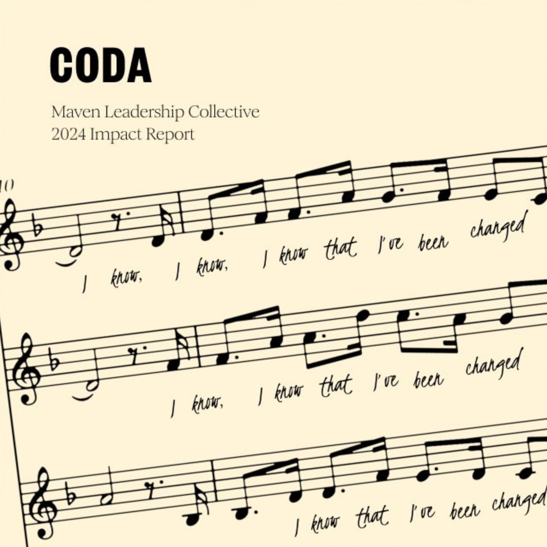 CODA: 2024 Impact Report cover