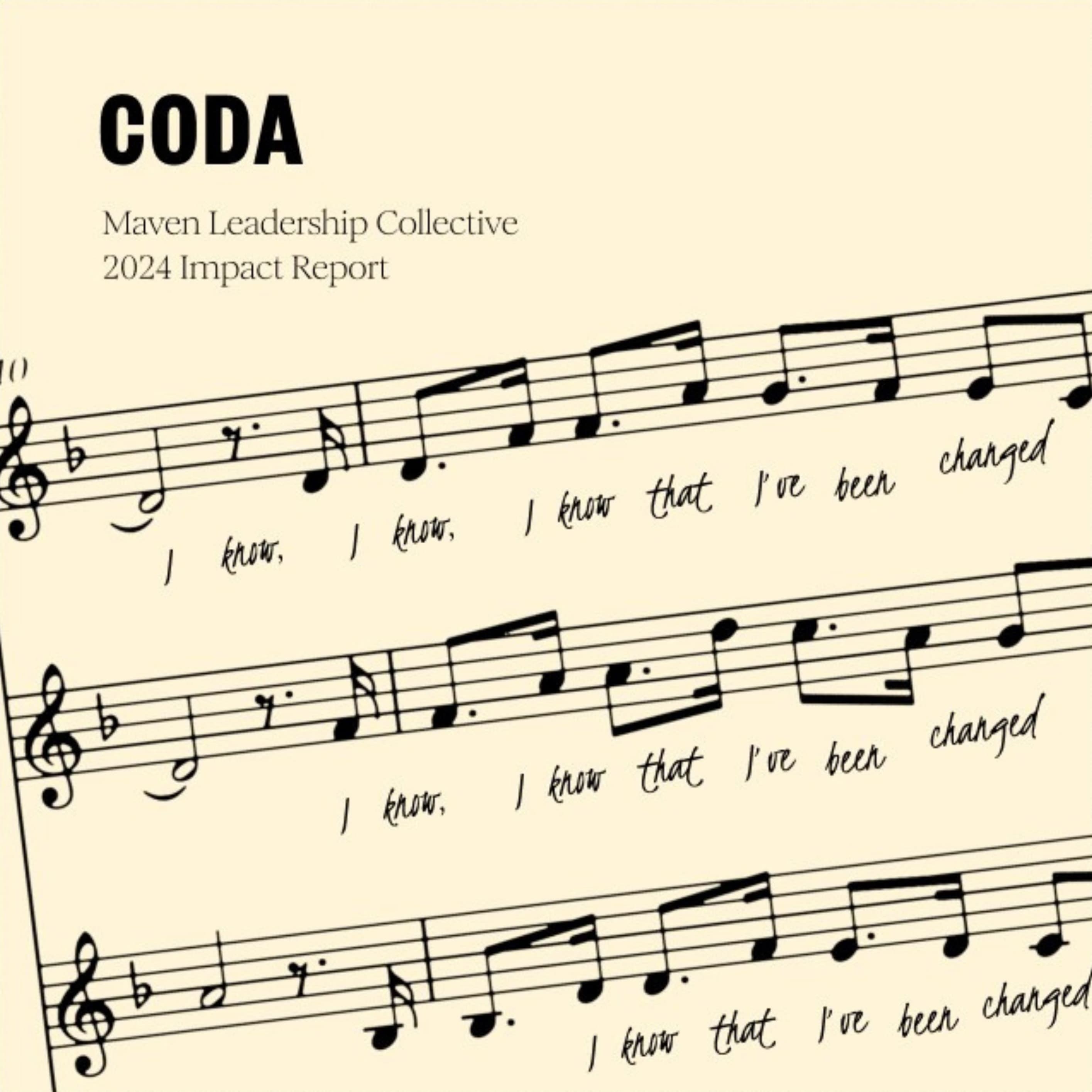 CODA: 2024 Impact Report cover