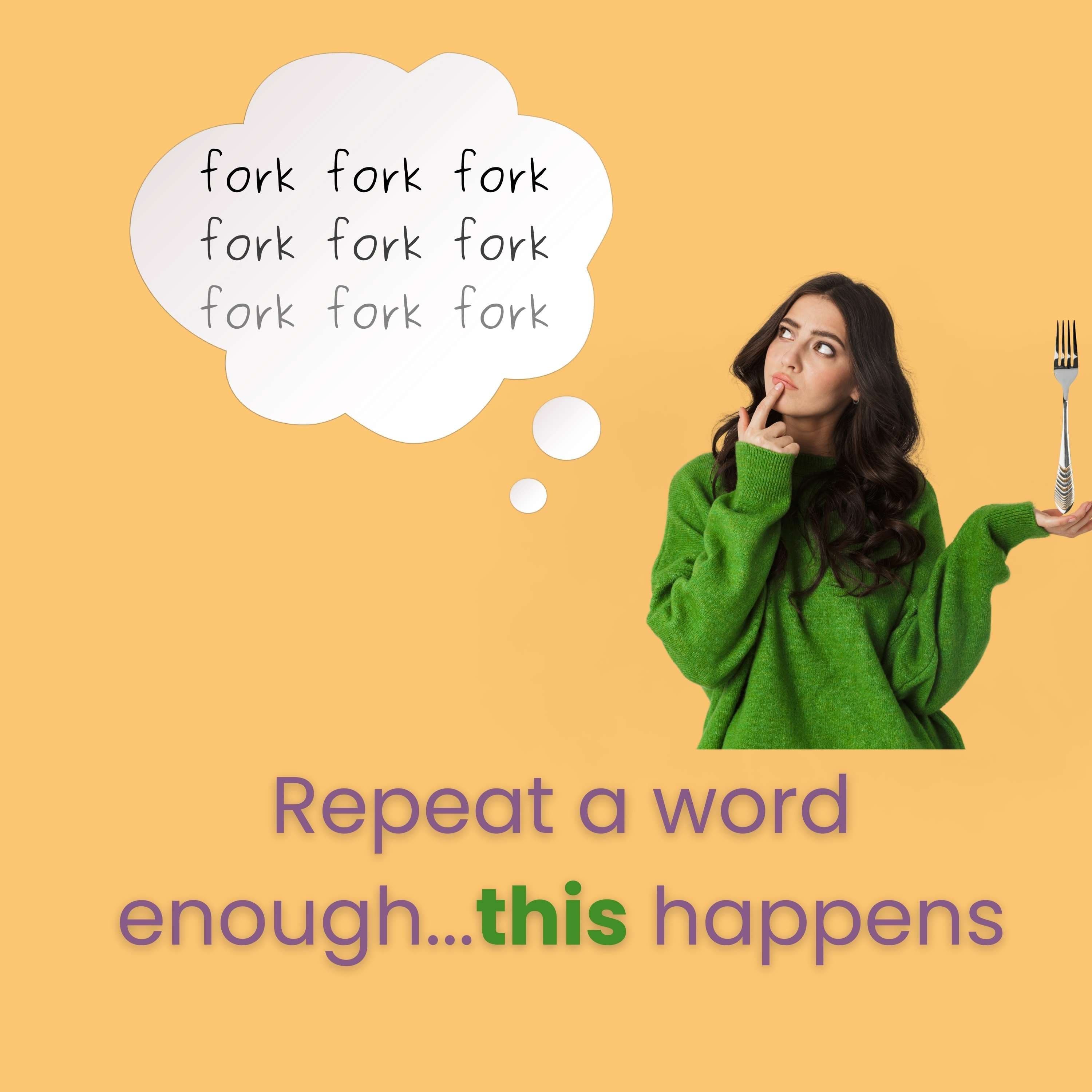 The Psychology behind Why Words Stop Making Sense (Semantic Satiety) - Curious Wiring cover