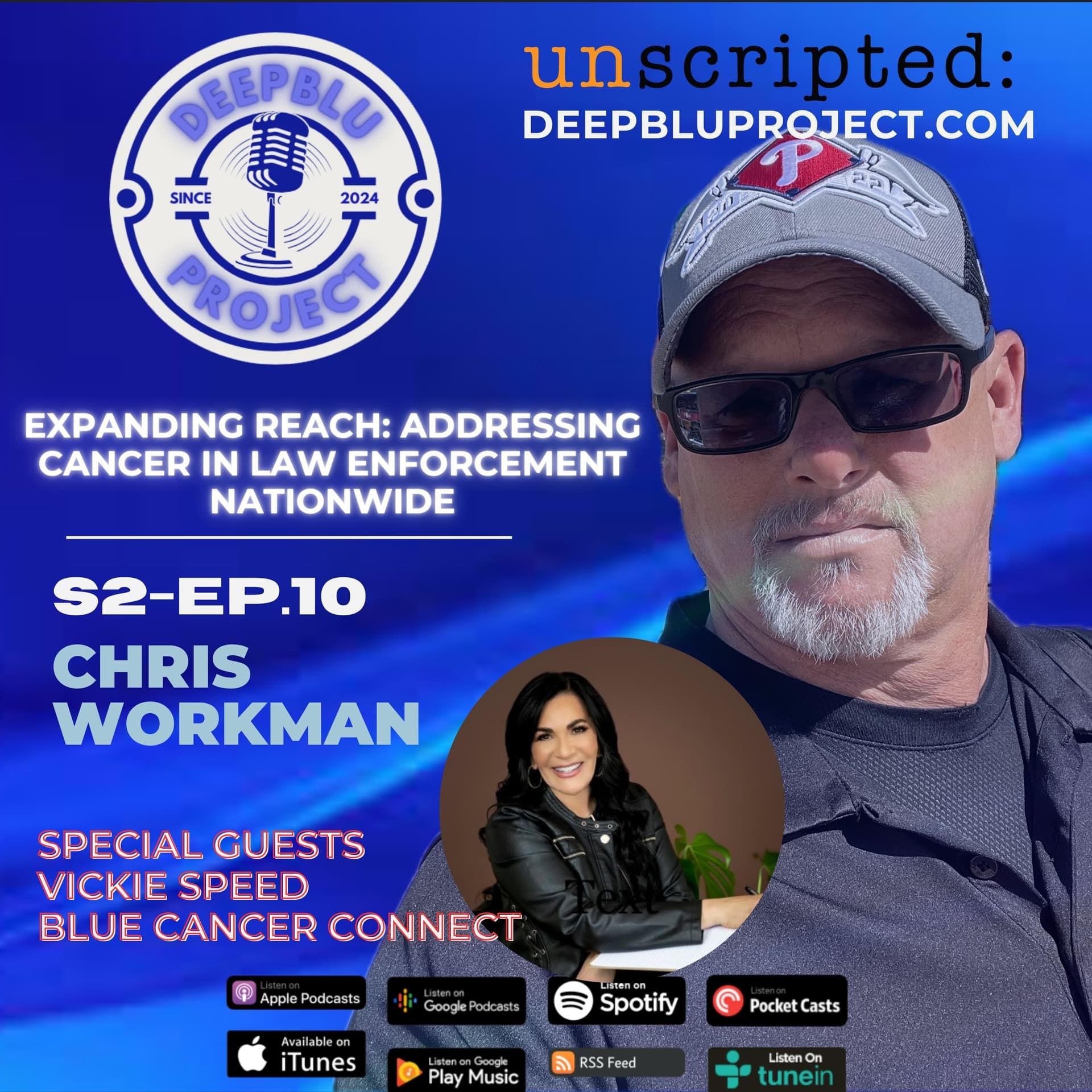 Expanding Reach: Addressing Cancer in Law Enforcement Nationwide w/ Vickie Speed of BCC — DeepBlu Project  cover
