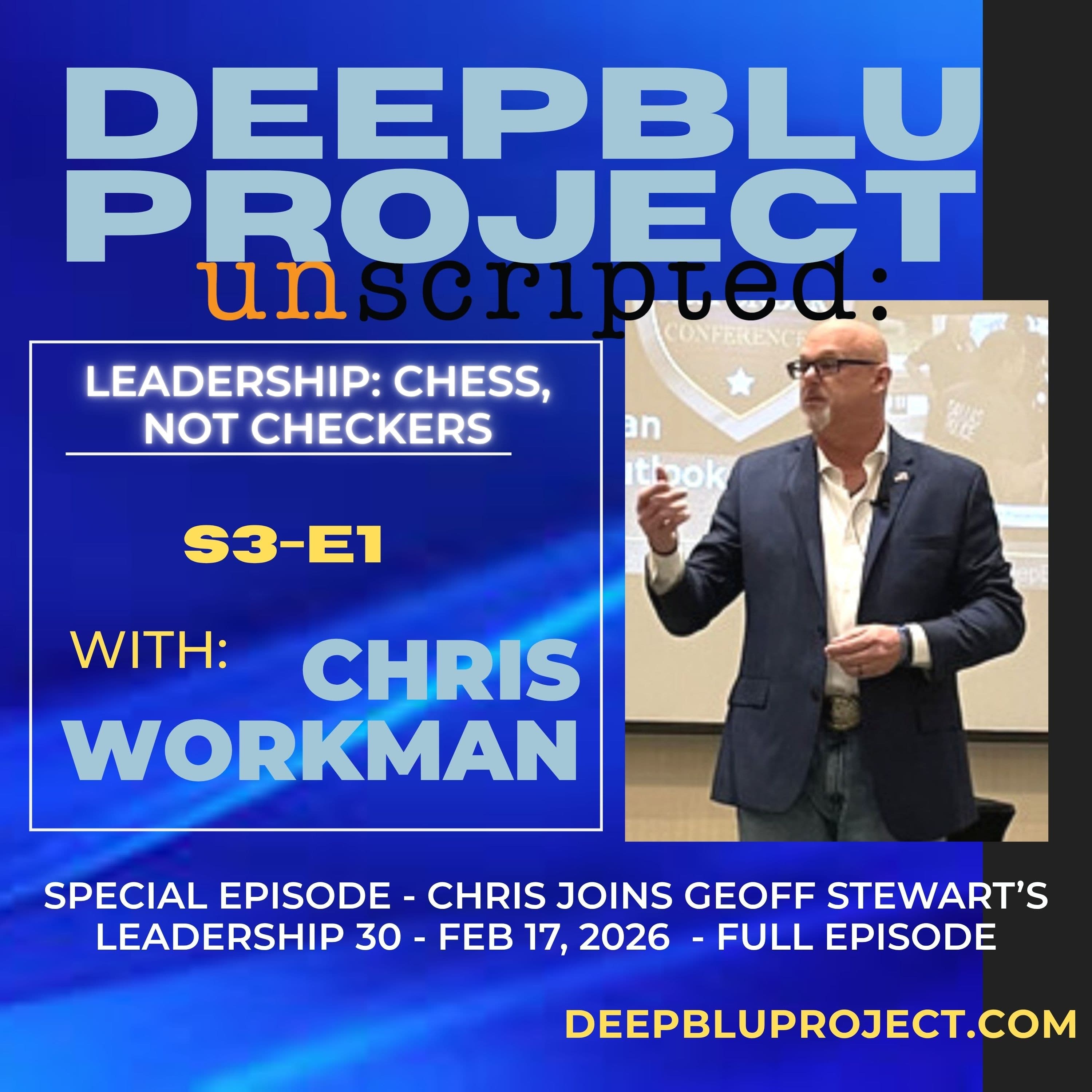 Leadership: Chess, Not Checkers - Geoff Stewart's Leadership 30  - DeepBlu Project  cover