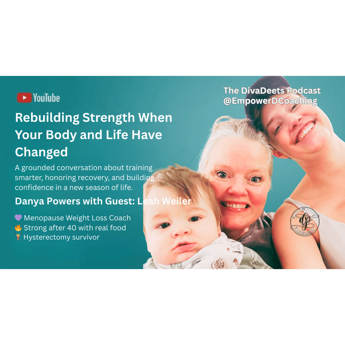 Rebuilding Strength When Your Body and Life Have Changed - DivaDeets: Your Go-To Weight Loss Podcast for Women Over 40 cover