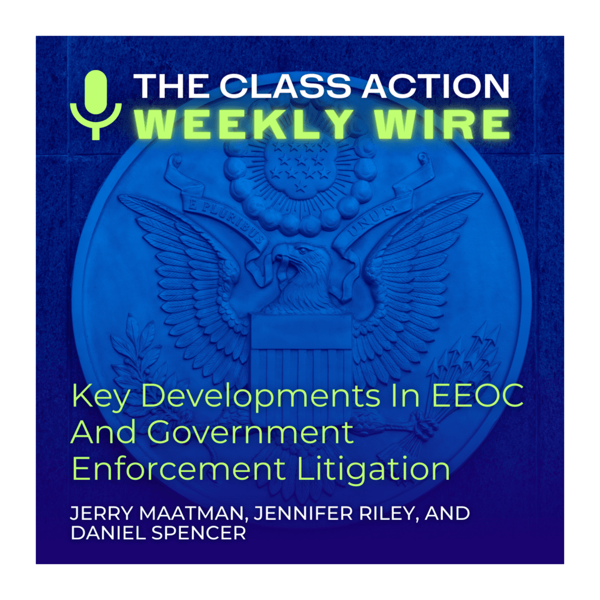Episode 133: Key Developments In EEOC And Government Enforcement Litigation - The Class Action Weekly Wire cover