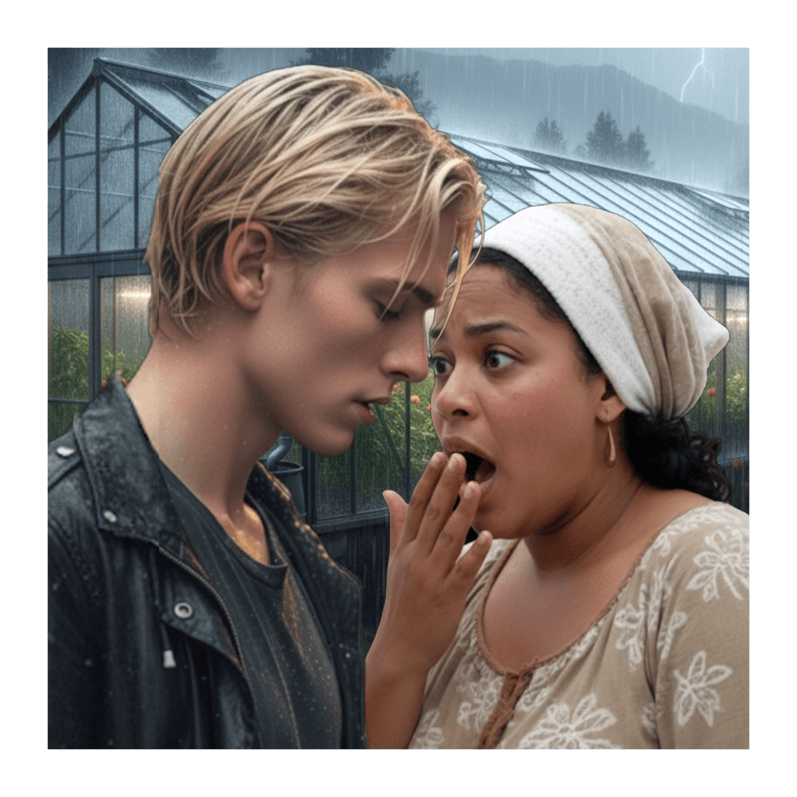 Under The Blooming Trees - Part II (The Kiss) - Emmanuel - The broken diary (Podcast Novel) cover