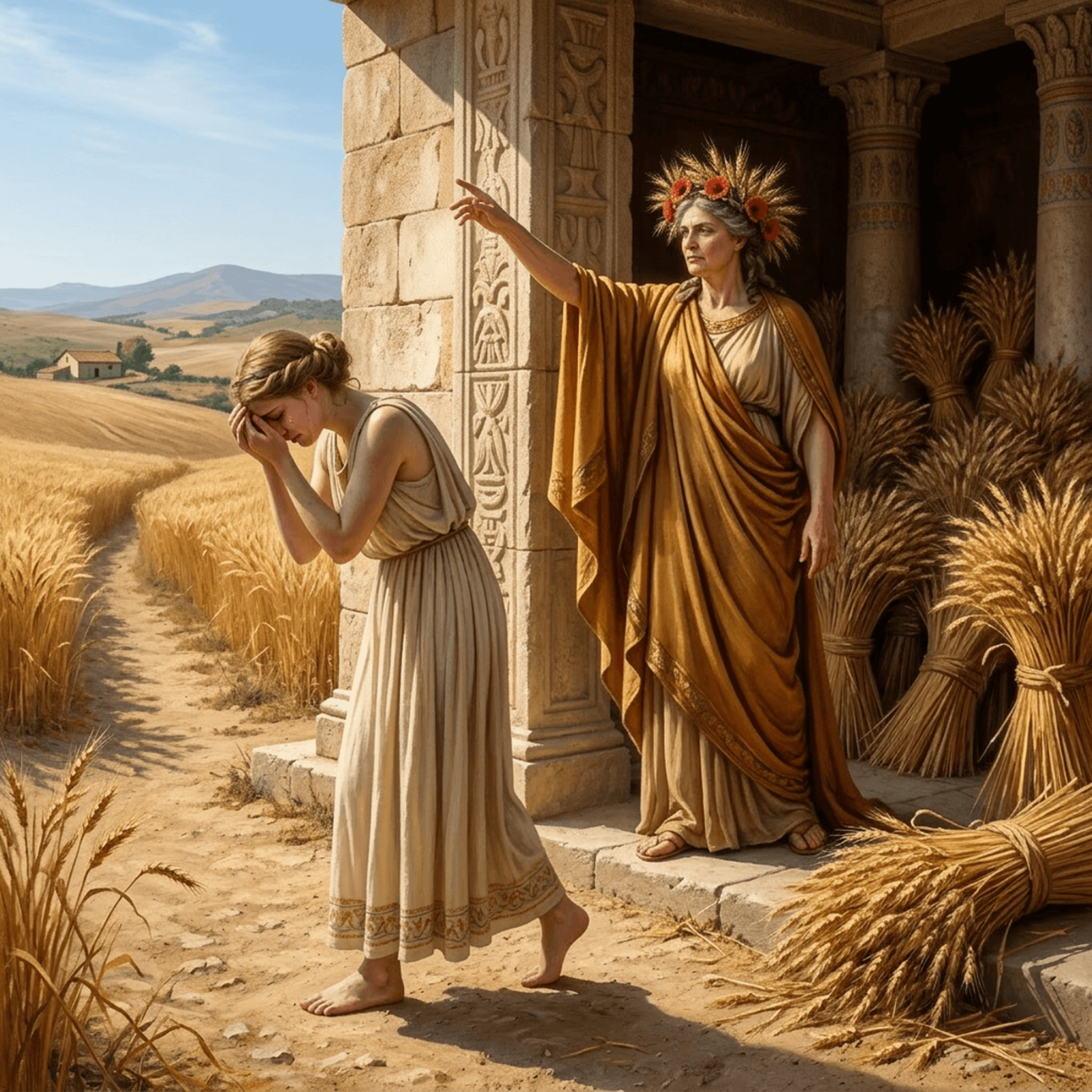 Love and Psyche - Episode 10 (Psyche seeks in vain the help of Ceres and Juno) — Emmanuel - The broken diary (Podcast Novel) cover