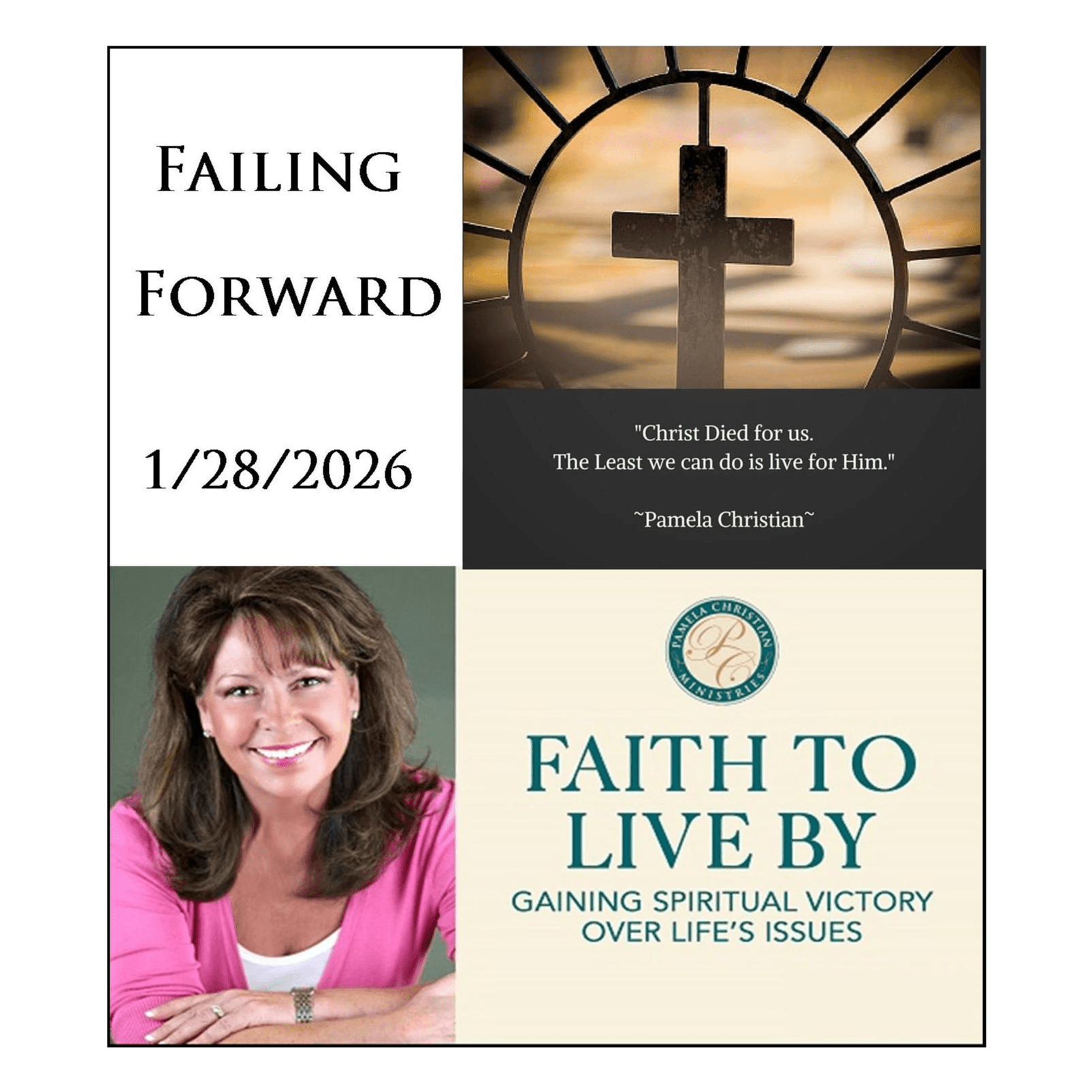 Failing Forward - Faith to Live By  cover