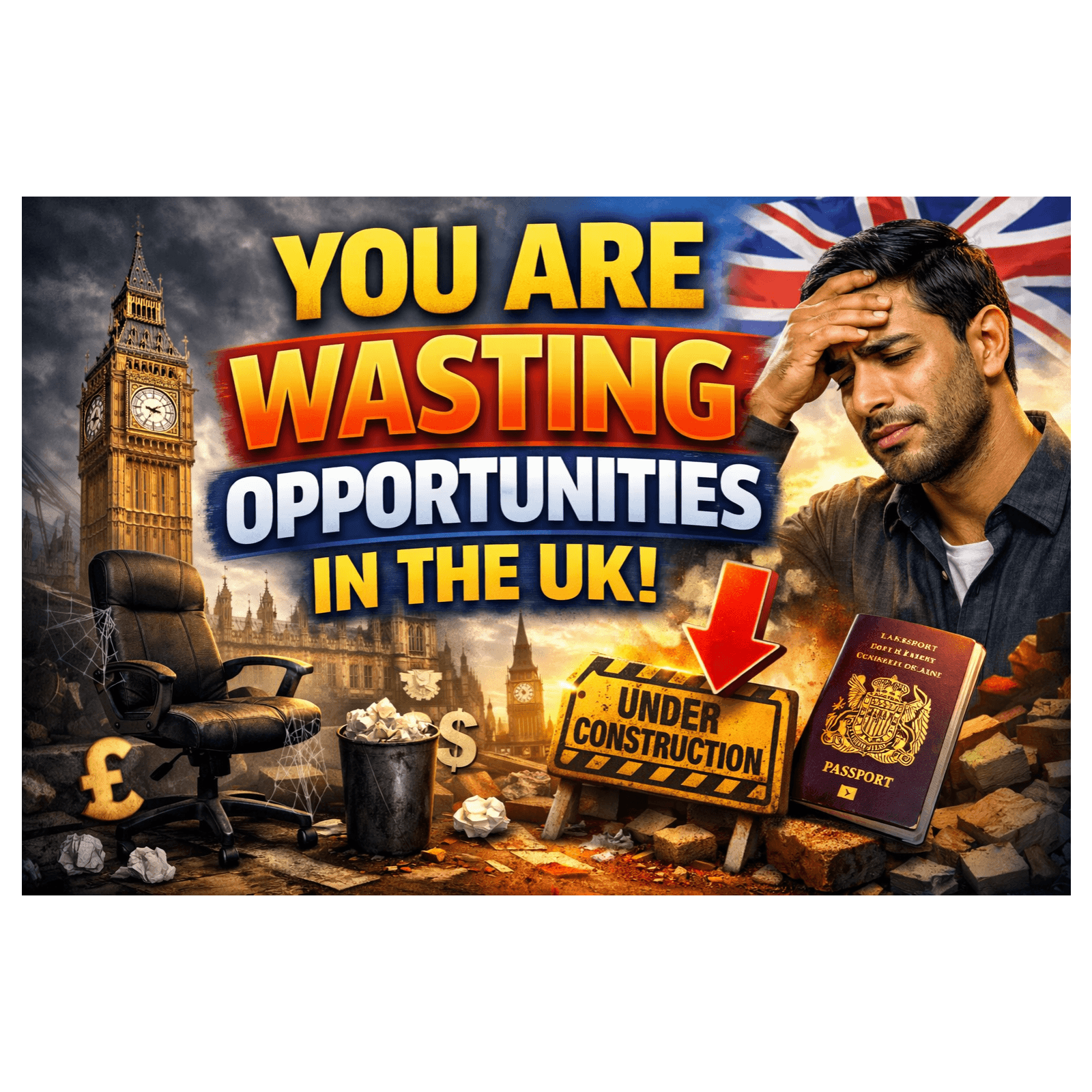 You are living in the UK and wasting opportunities.  — FALOH FREQUENCY cover