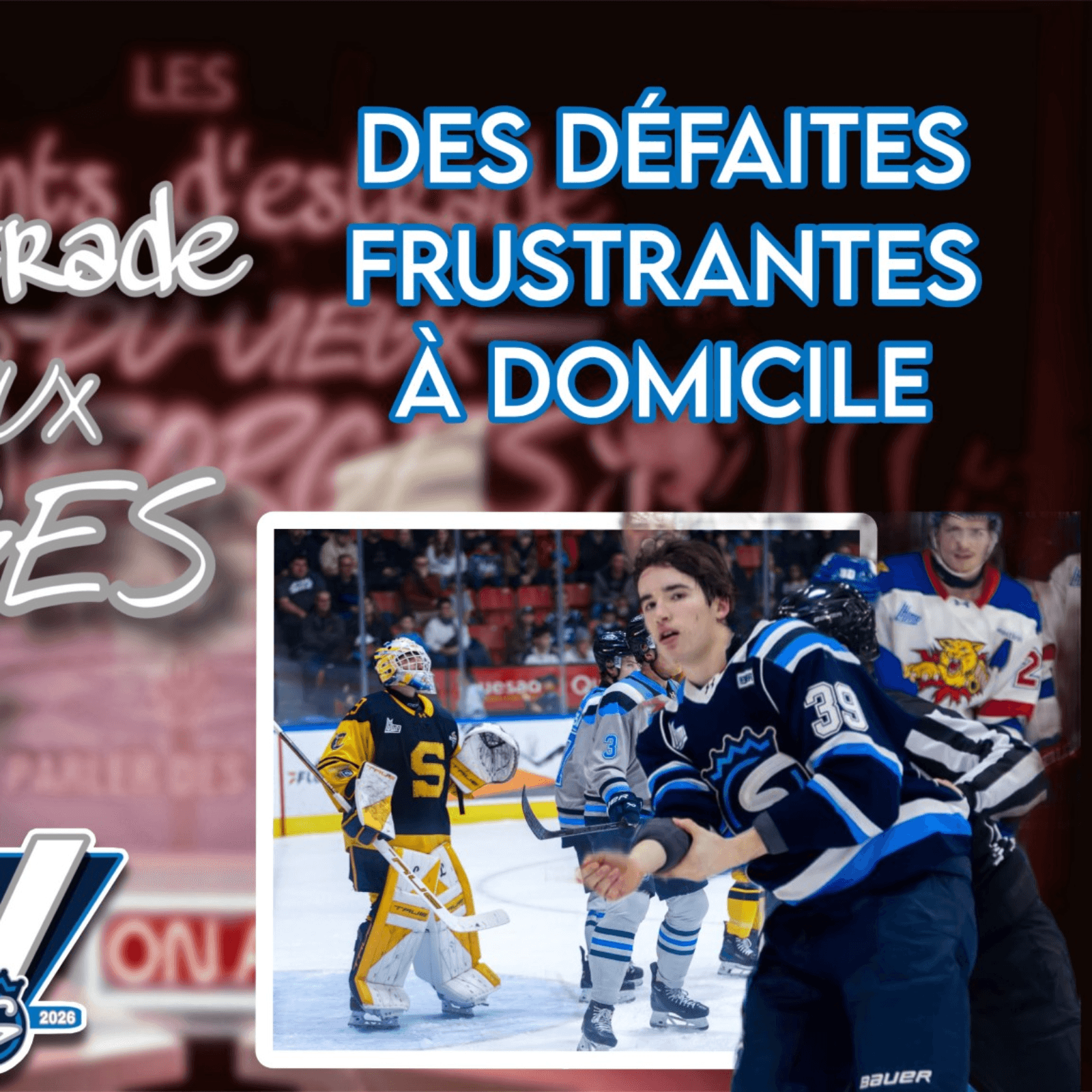 Des défaites frustrantes à domicile — Les Gérants d'estrade du Vieux Georges cover