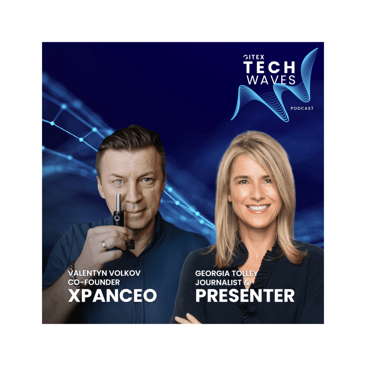 AI-Powered Smart Lenses: A Visionary Glimpse into the Future of Health Tech - GITEX Tech Waves Podcast cover