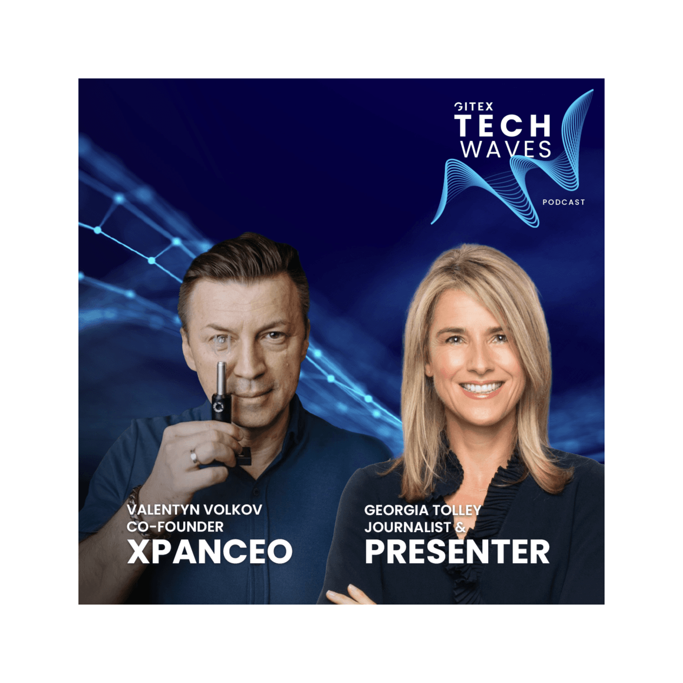 AI-Powered Smart Lenses: A Visionary Glimpse into the Future of Health Tech - GITEX Tech Waves Podcast cover
