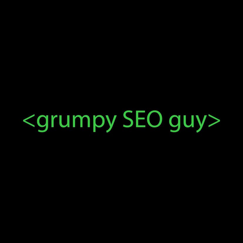 Grumpy SEO Guy cover