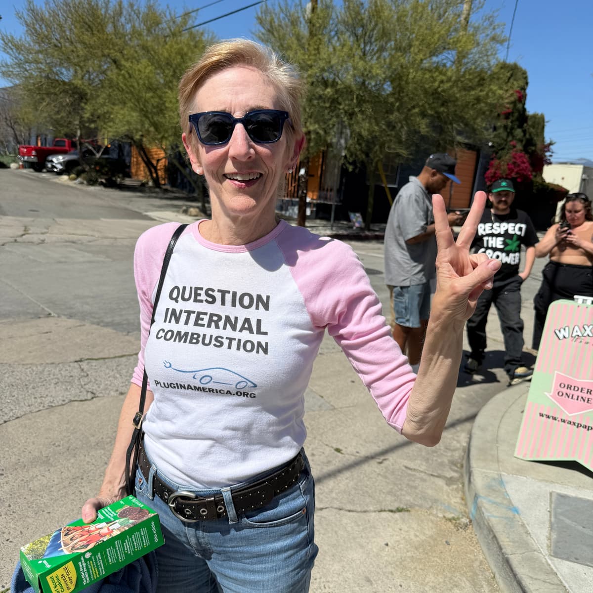 Child of '60s, now in her 60s, on why we should go all in on EVs despite Elon - Westwood - Hear In LA  cover