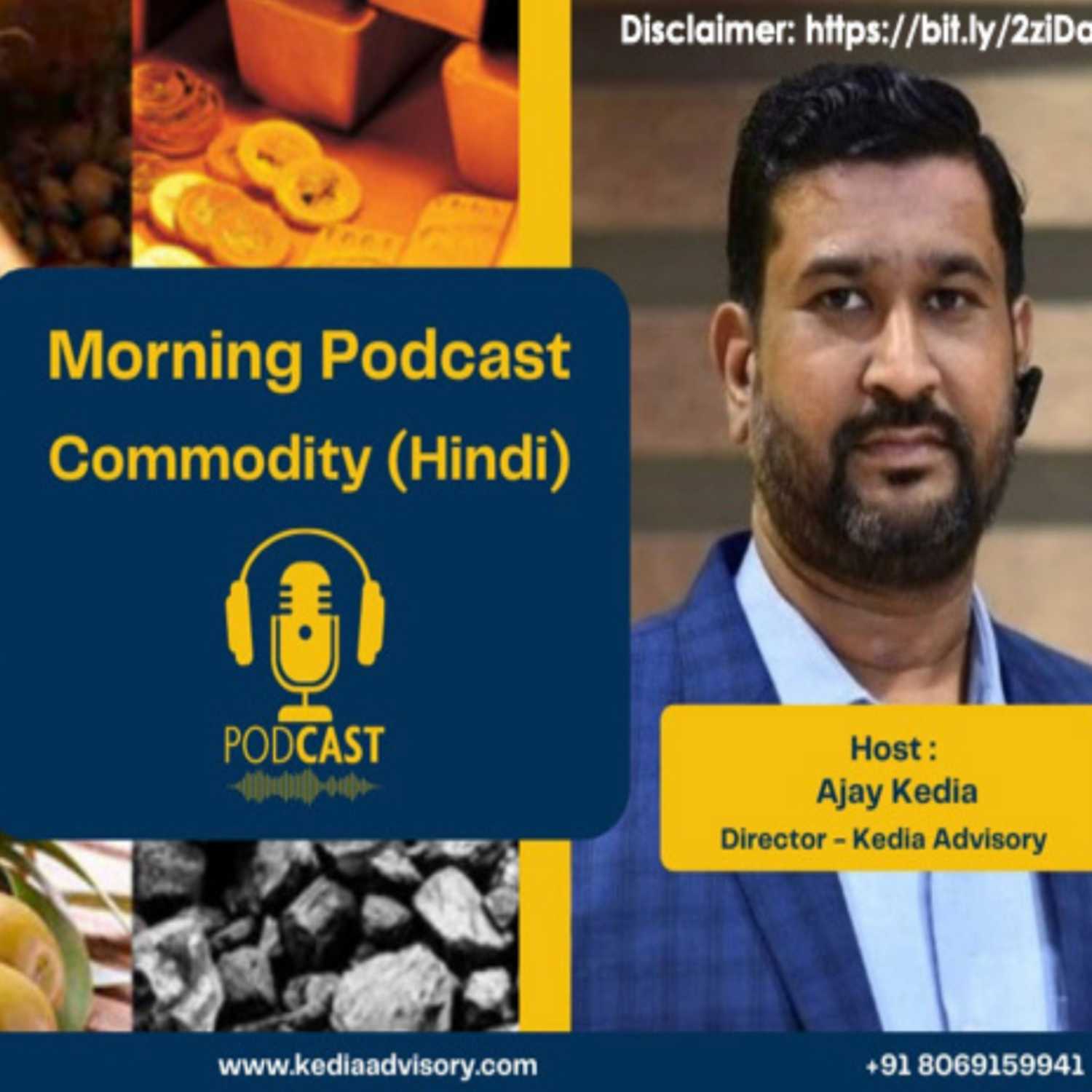 Kedia Commodity Morning Podcast as on Mar 31, 2022 - Commodities Market Update cover