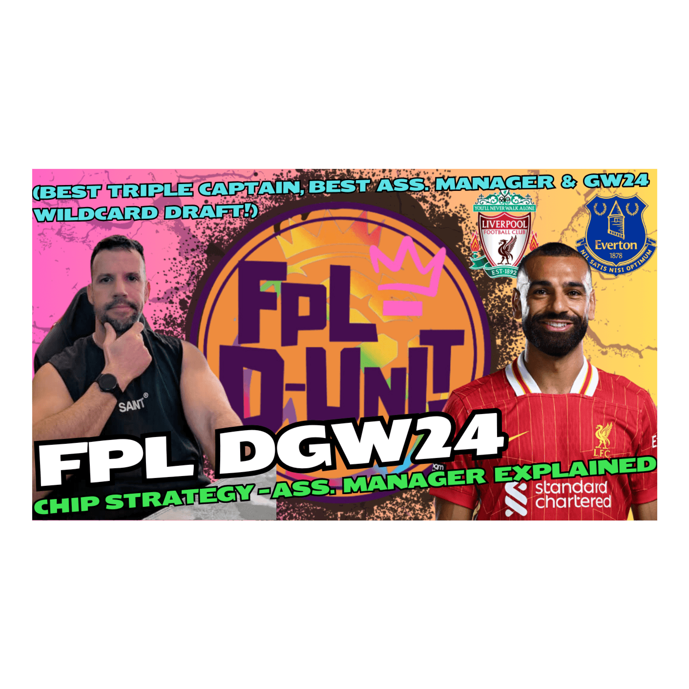 FPL DGW24 - CHIP STRATEGY 🔍 ASS. MANAGER EXPLAINED 🔍 (Best TC, Best ASS. MAN & GW24 Wildcard Draft) - FPLD_Unit cover