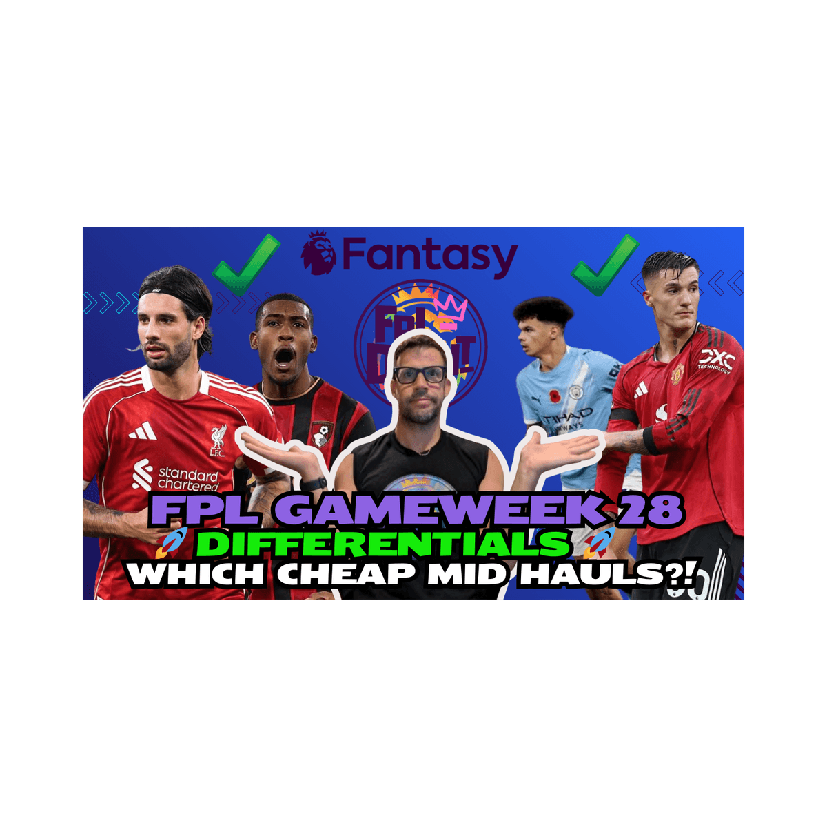 WHICH CHEAP MID WILL HAUL? 💲🎲🎰🎉| FPL GW28 DIFFERENTIALS 🚀💎🔥 | Fantasy Premier League Tips 2025/26 - FPLD_Unit cover