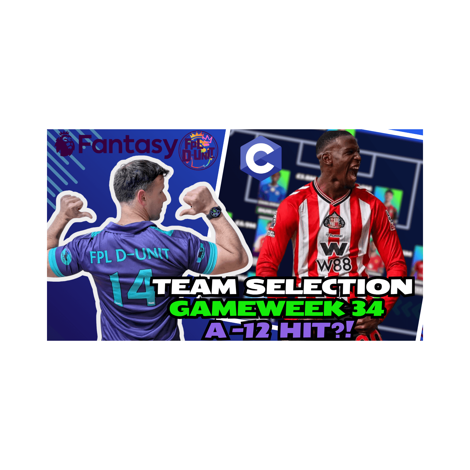 FPL GAMEWEEK 34 TEAM SELECTION 💪🔥 | A -12 HIT D-UNIT PLAY? 🐐🎲🏆 | Fantasy Premier League Tips 2025/26 — FPLD_Unit cover