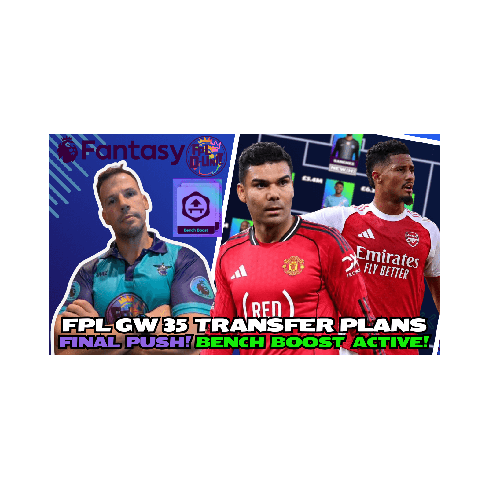BENCH BOOST ACTIVE! 🎉⚽ | FPL GAMEWEEK 35 TRANSFER PLANS! 🚨 | Fantasy Premier League Tips 2025/26 - FPLD_Unit cover