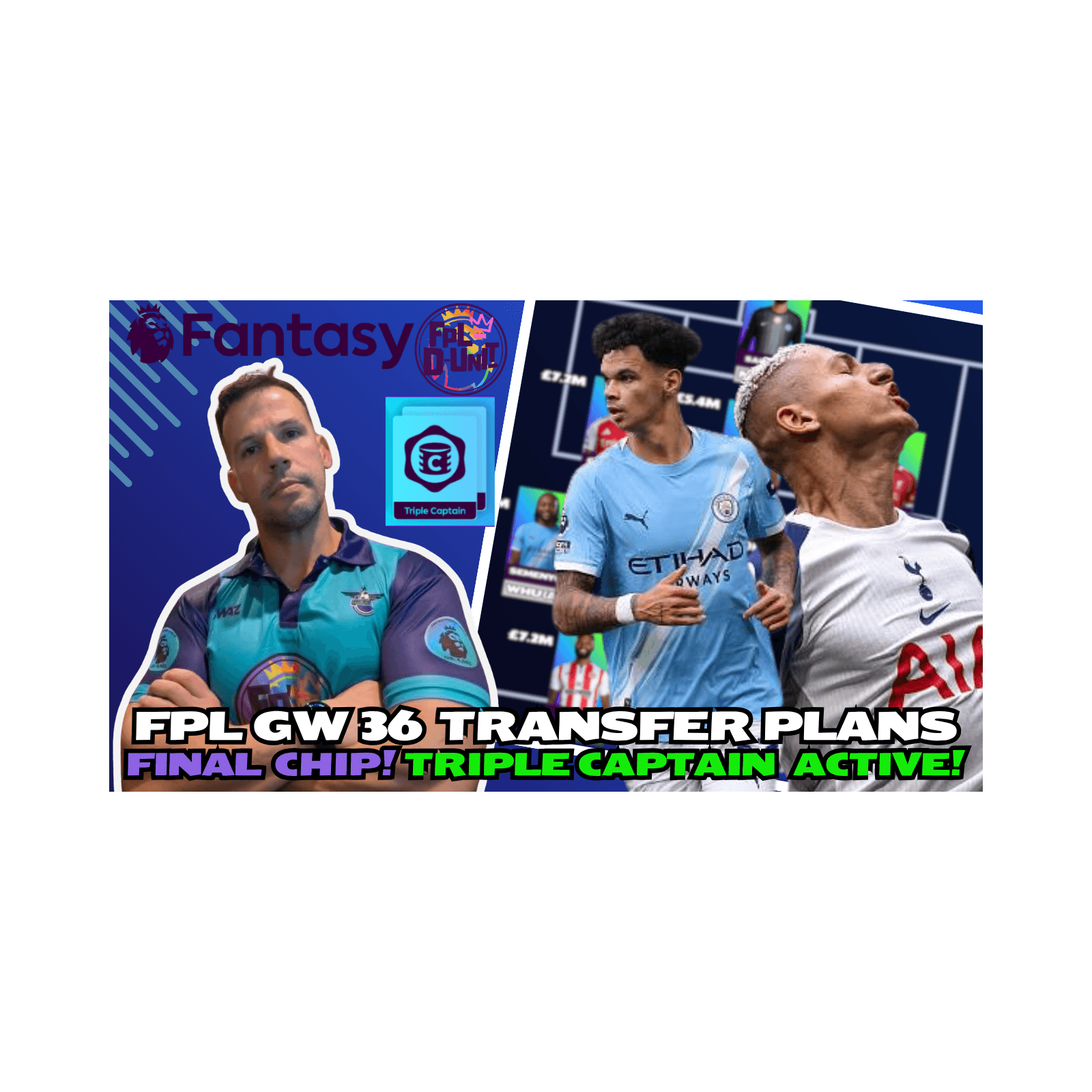 TRIPLE CAPTAIN ACTIVE! 🎉⚽ | FPL GAMEWEEK 36 TRANSFER PLANS! 🚨 | Fantasy Premier League Tips 2025/26 — FPLD_Unit cover