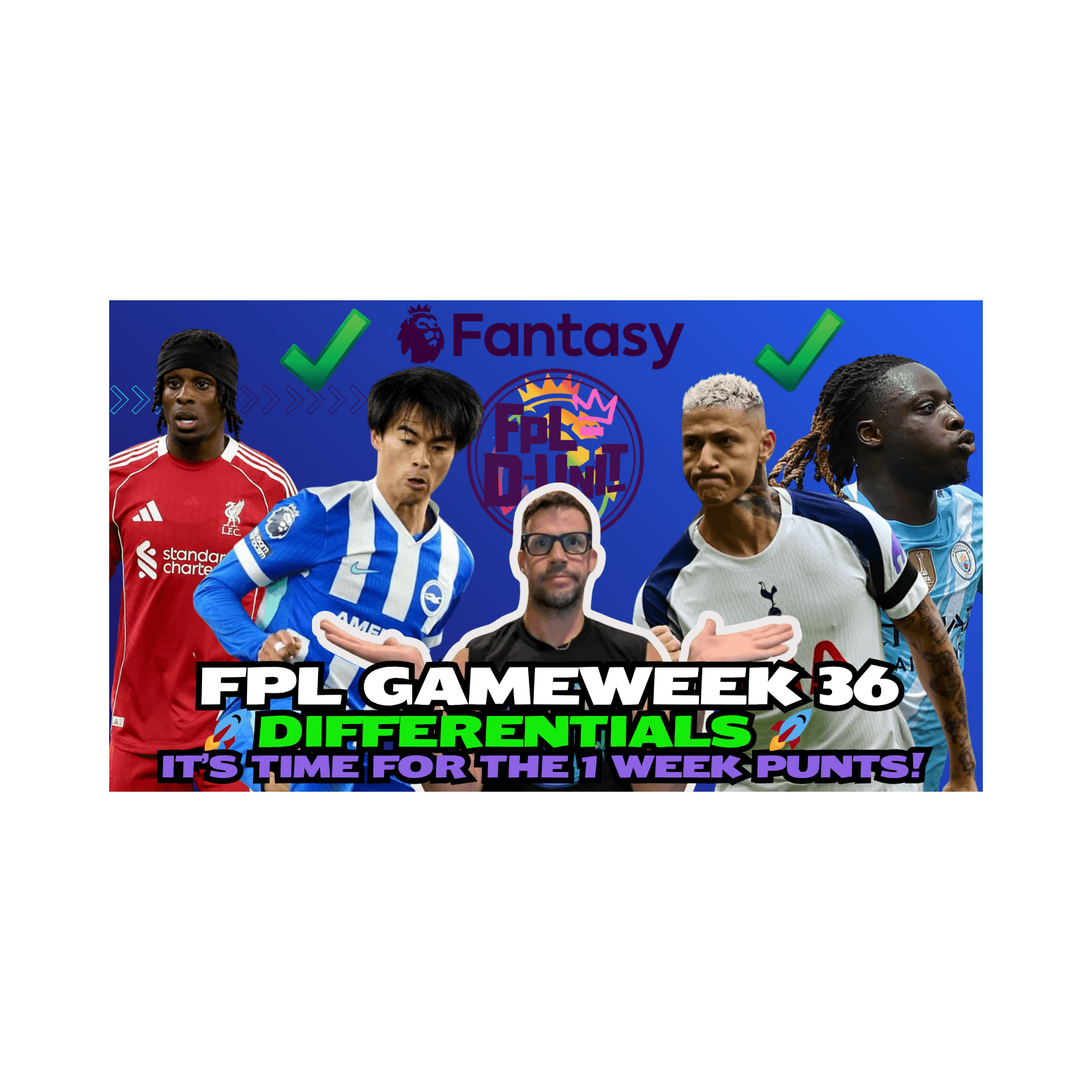 FPL GW36 DIFFERENTIALS - IT'S TIME TO PUNT! 🎲🎰🎉| LET'S GO! 🚀💎🔥 | Fantasy Premier League Tips 2025/26 — FPLD_Unit cover