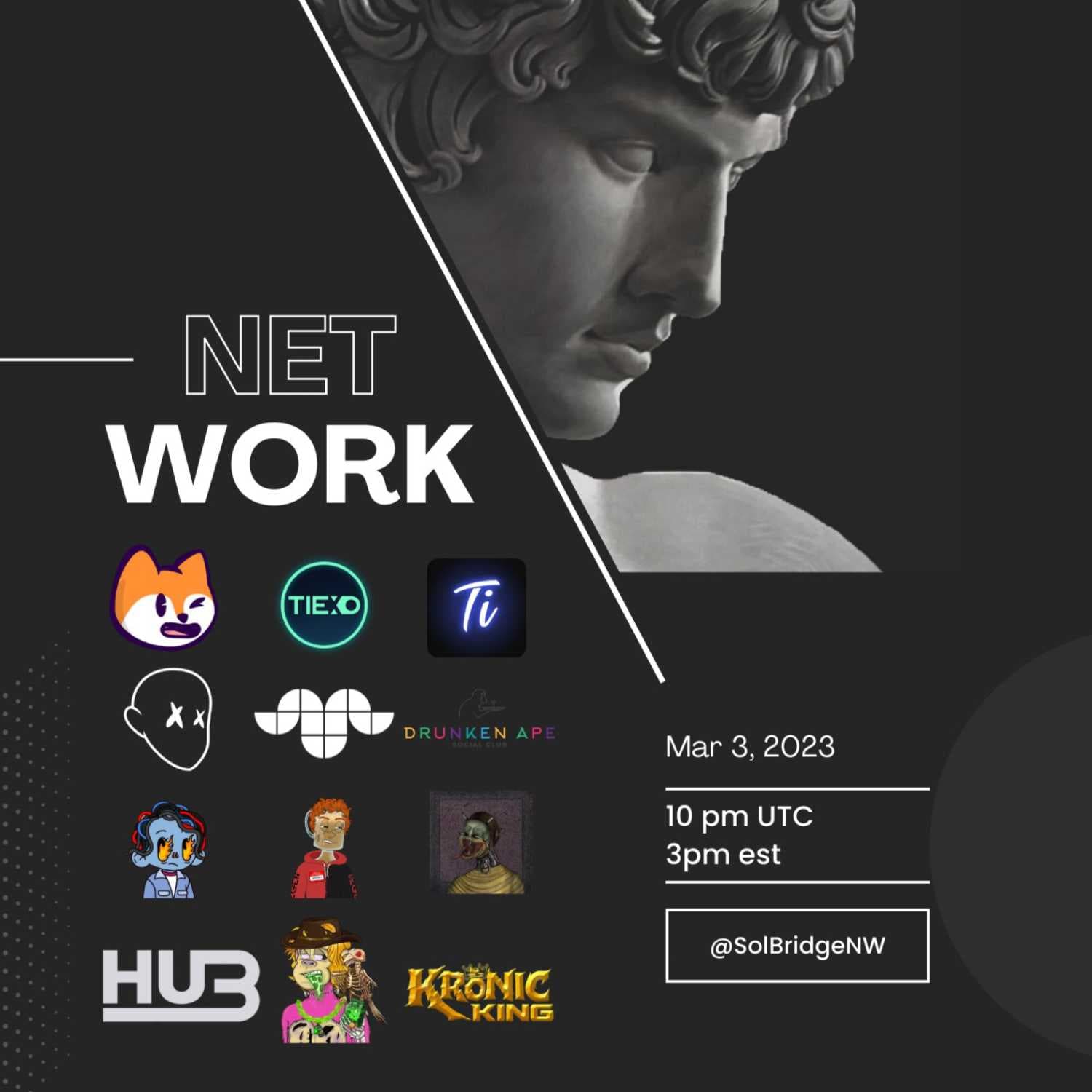 SolBridge Network presents: NETWORK ROOM 10 - March 3rd, 2023 - The Kronic King: Twitter Spaces cover